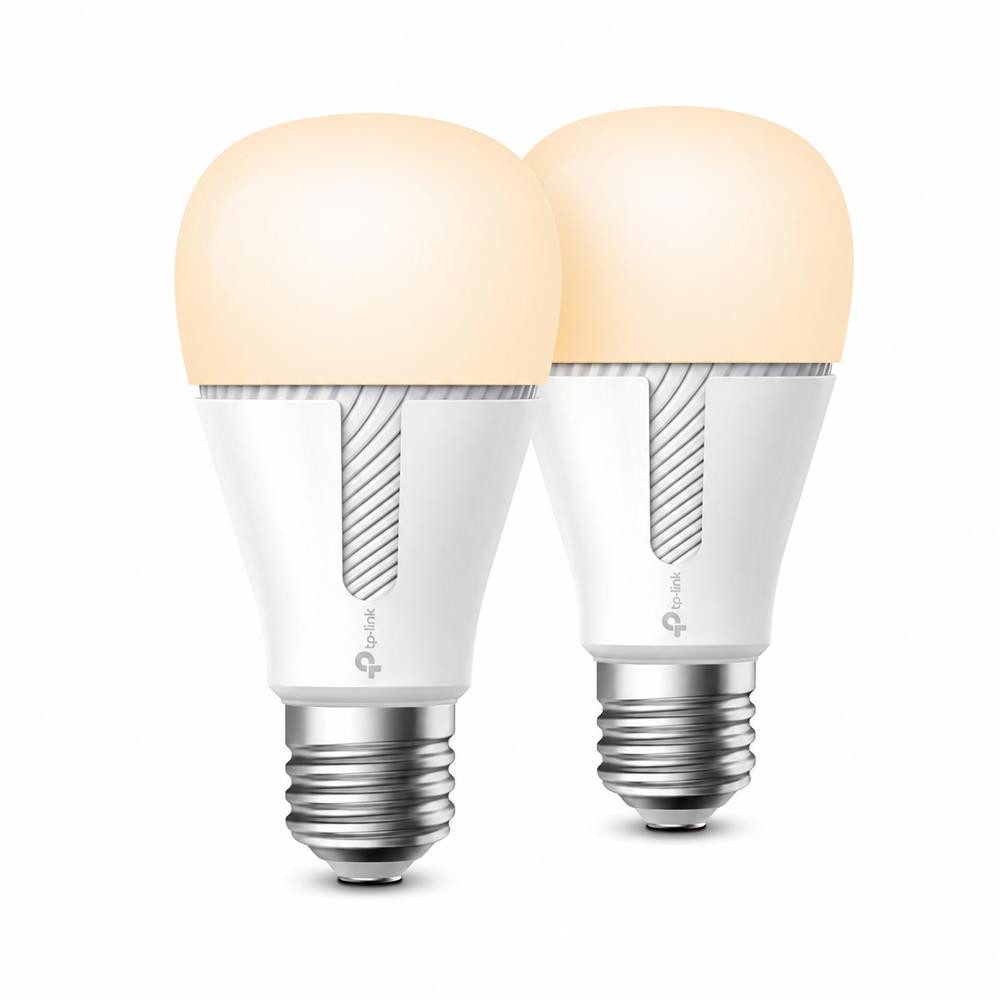 tp-link LED-Leuchtmittel KL110 Doppelpack E27 LED Glühbirne 10W dimmbar warmweiß WLAN Kasa App, E27, Tageslichtweiß, Glühlampe Zeitsteuerung Sprachsteuerung Alexa Google Home IFTTT komp.