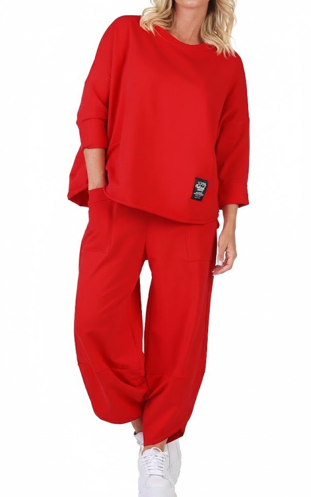 simaranda Jogginganzug Damen Jogginganzug 6172 36-42 Rot günstig online kaufen