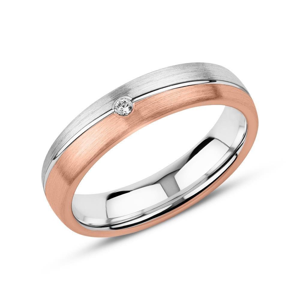 Vivo Silberring Biocolor mit Glanzrille und Zirkoniabesatz R8597cz günstig online kaufen
