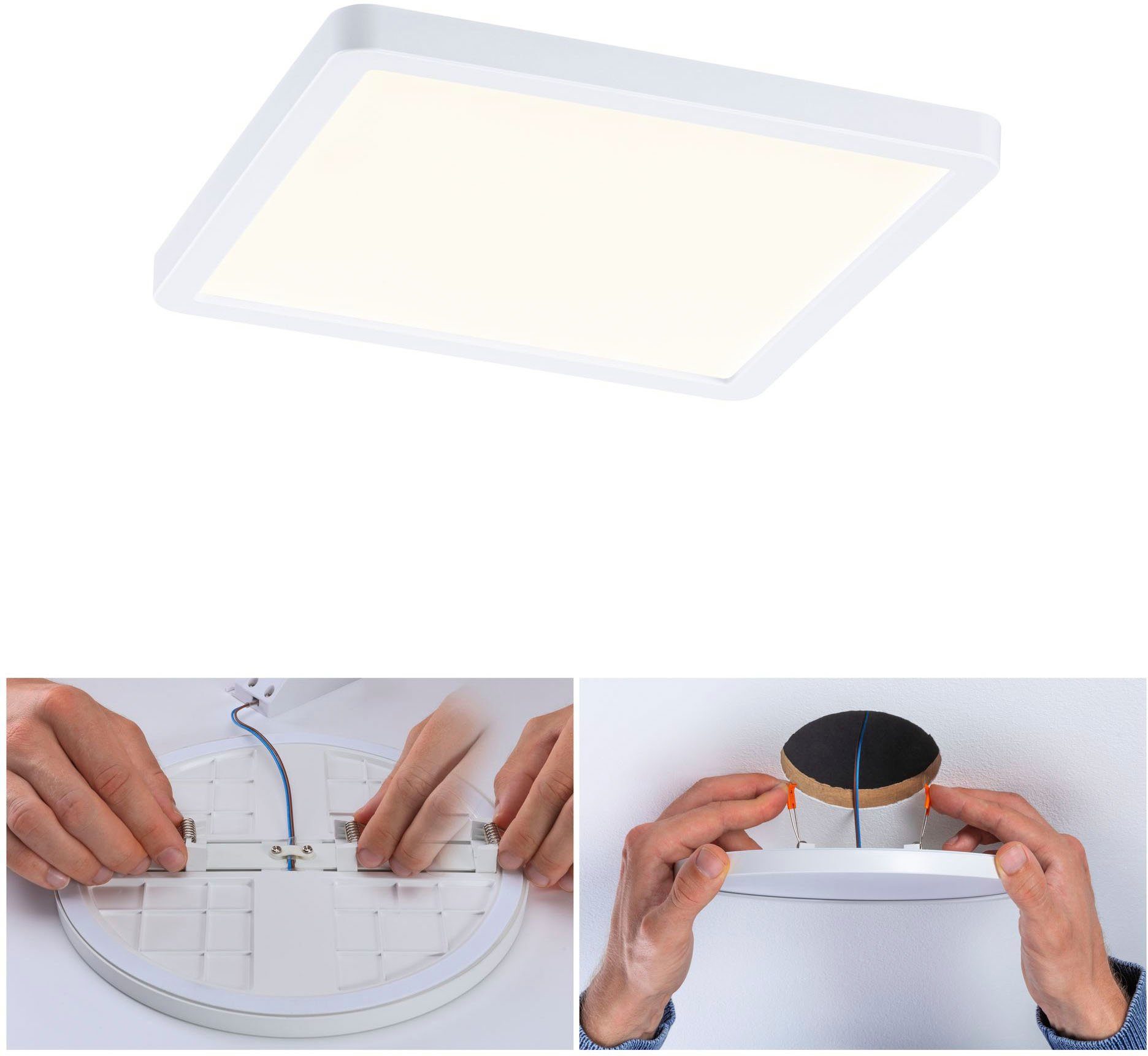 Paulmann LED Einbauleuchte Areo, mehrere integriert, 3-Stufen-dimmbar fest LED Helligkeitsstufen, Warmweiß, LED-Modul