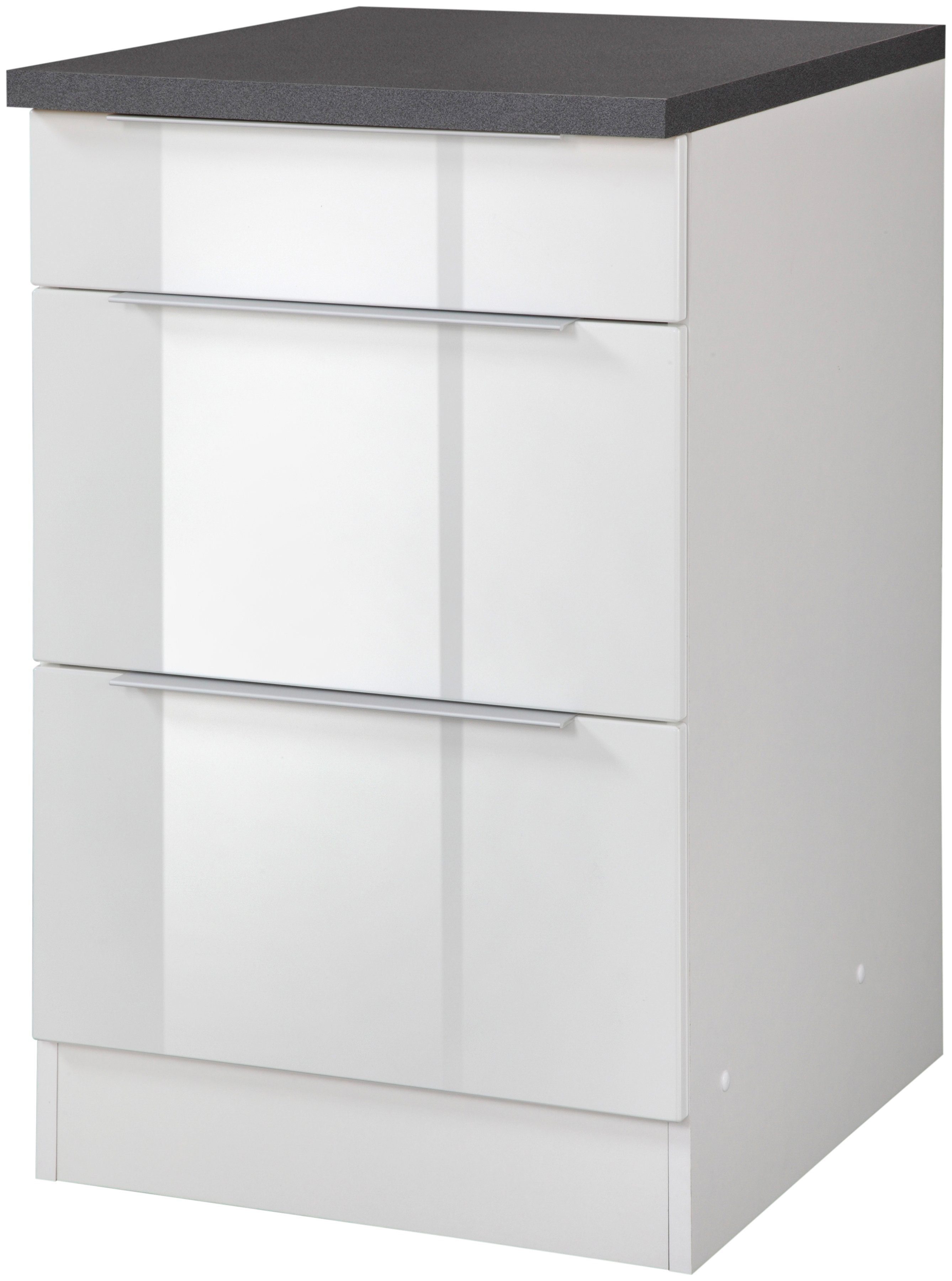 KOCHSTATION Unterschrank "KS-Brindisi", 50 cm breit, inklusive 2 großer Aus günstig online kaufen