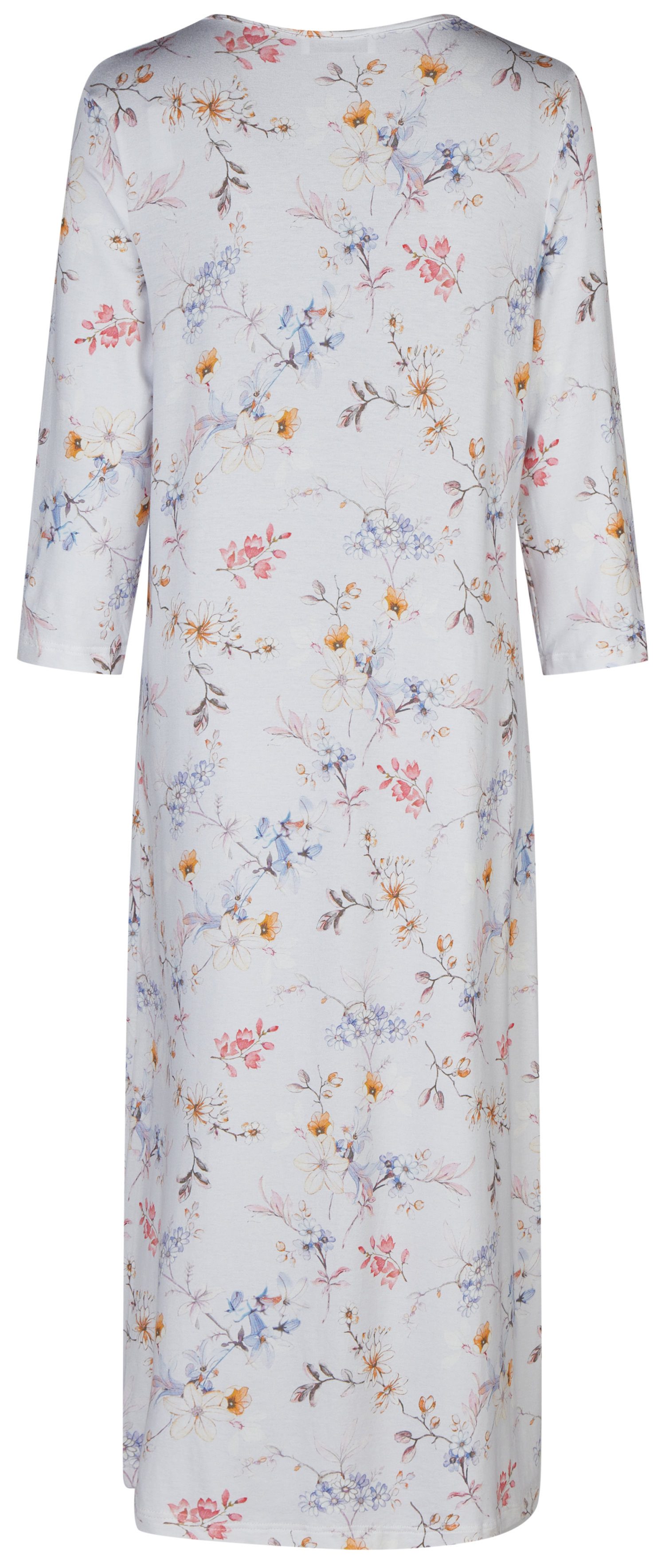 HUTSCHREUTHER Nachthemd Damen Schlafshirt lang Streublumen (1-tlg) Modisches Design