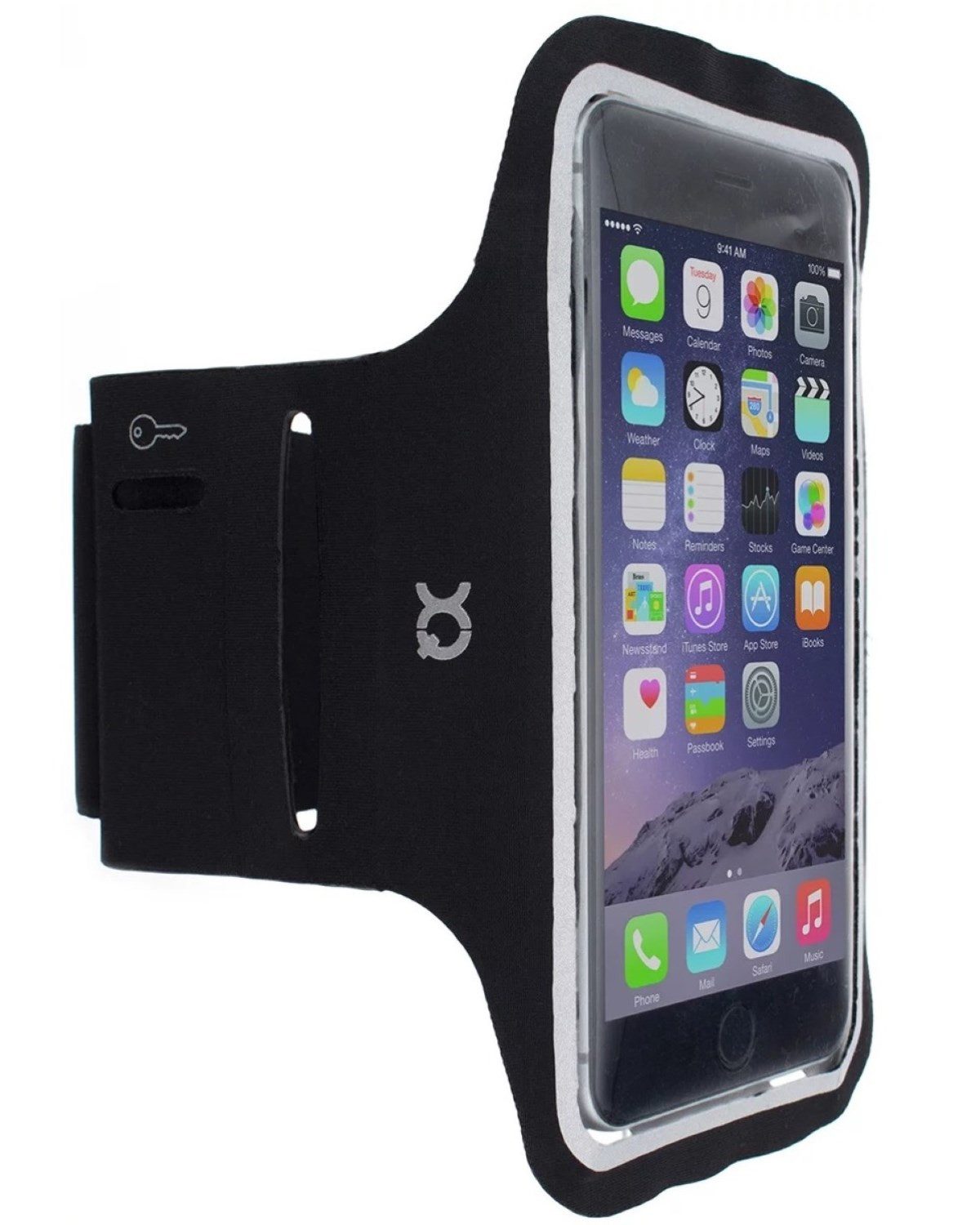 XQISIT Handyhülle Sport-Armband Wasserfest Tasche Doro bis 5,4", Schutz-Hülle Jogging Bag Handy Smartphone