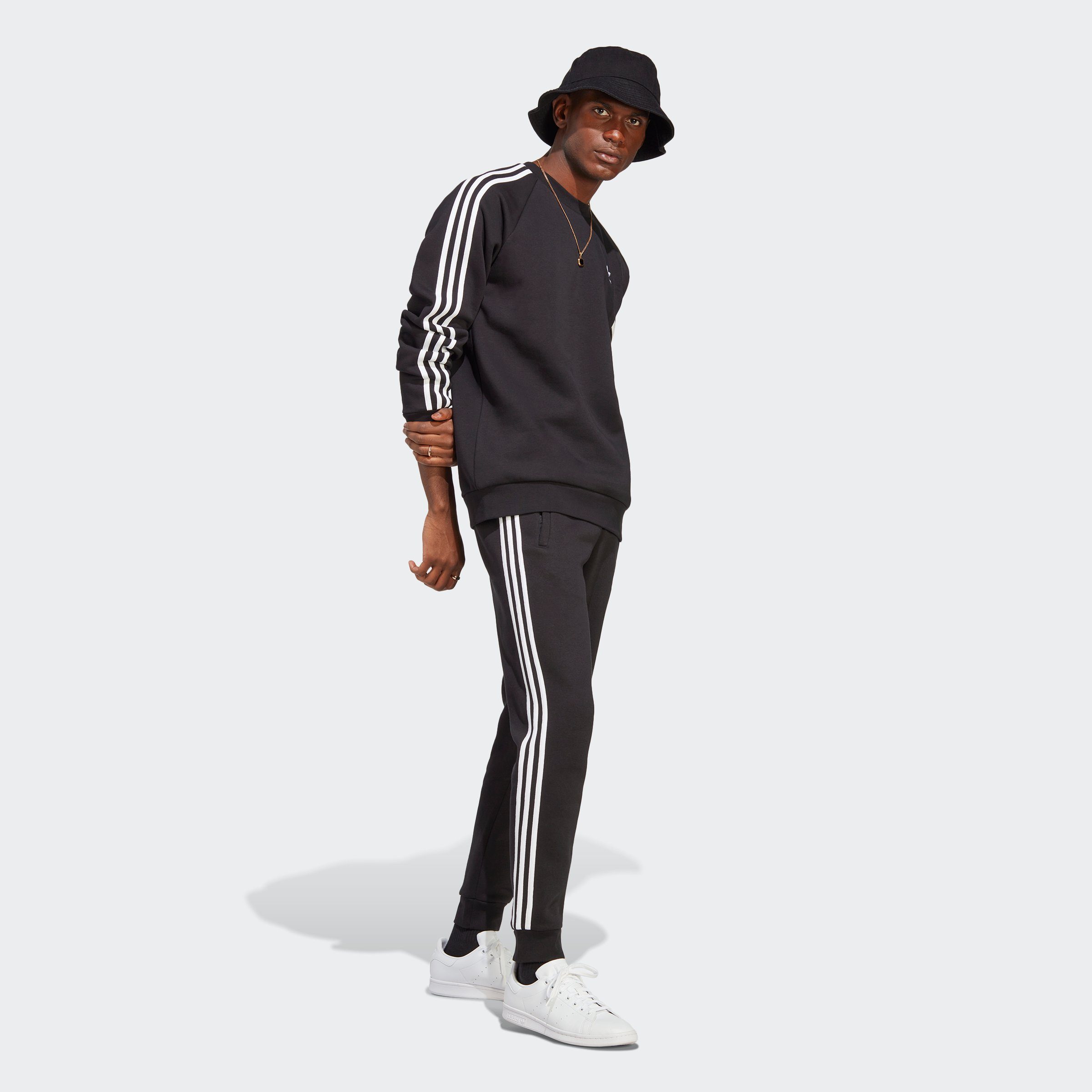 Originals ADICOLOR Black Sweatshirt 3-STREIFEN adidas CLASSICS