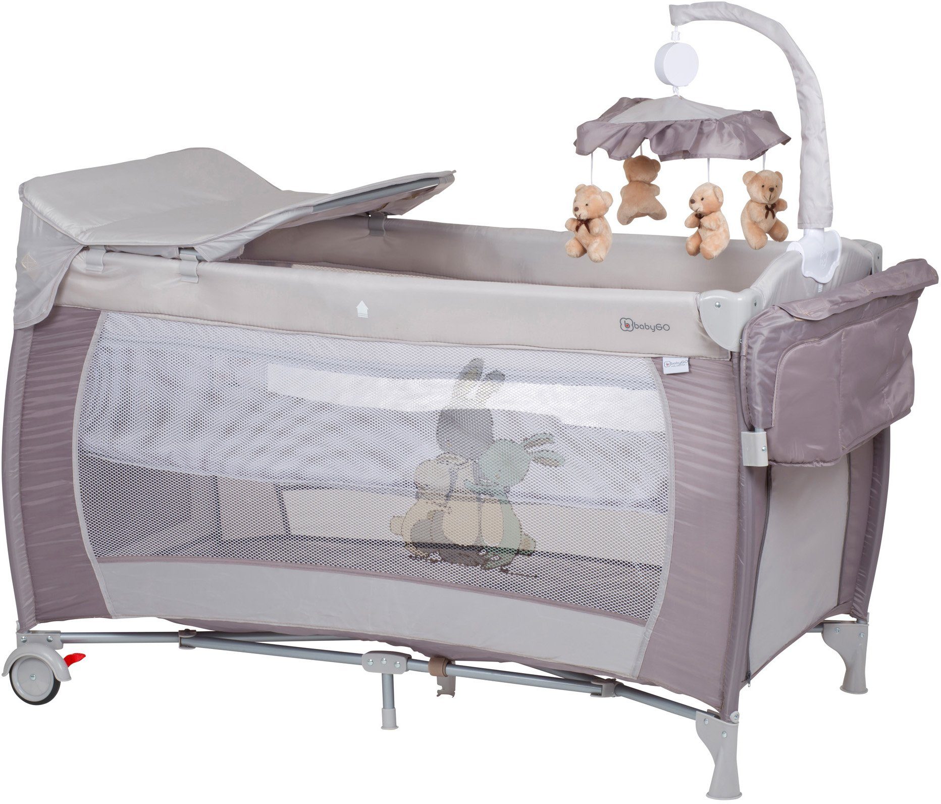 BabyGo Baby-Reisebett Sleeper Deluxe, beige, mit günstig online kaufen