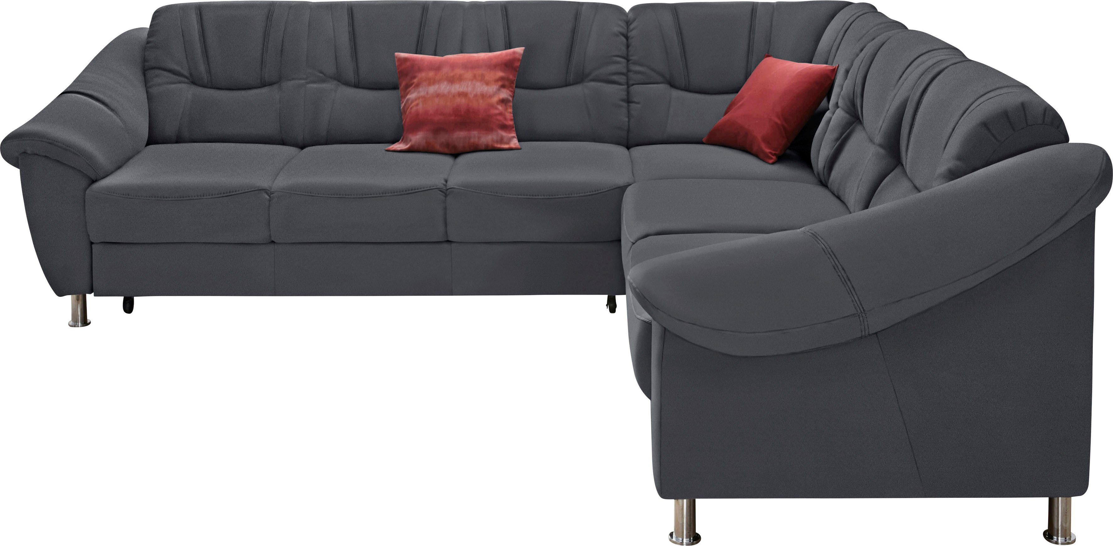 sit&more Ecksofa Salsa L-Form, mit Federkern, wahlweise mit Bettfunktion günstig online kaufen