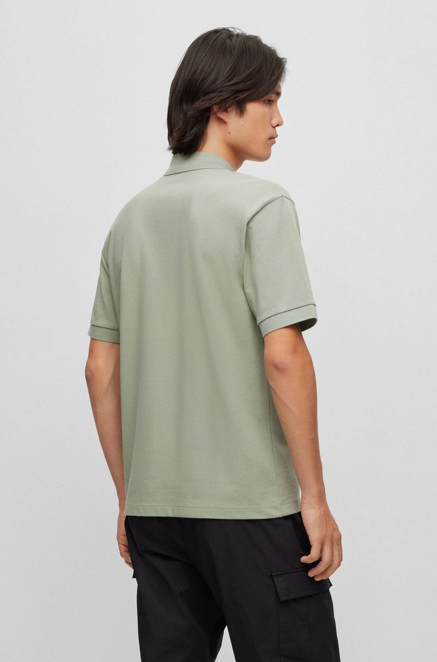 HUGO Poloshirt Herren (43) (1-tlg) grün DANGULA Poloshirt