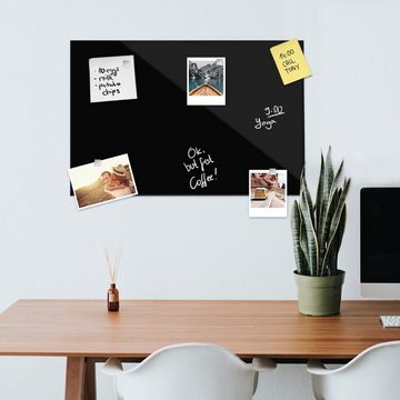 Navaris Magnettafel Magnetboard aus Glas - 60x40 cm magnetisch, inkl. Magnete und Stift, (1-tlg)