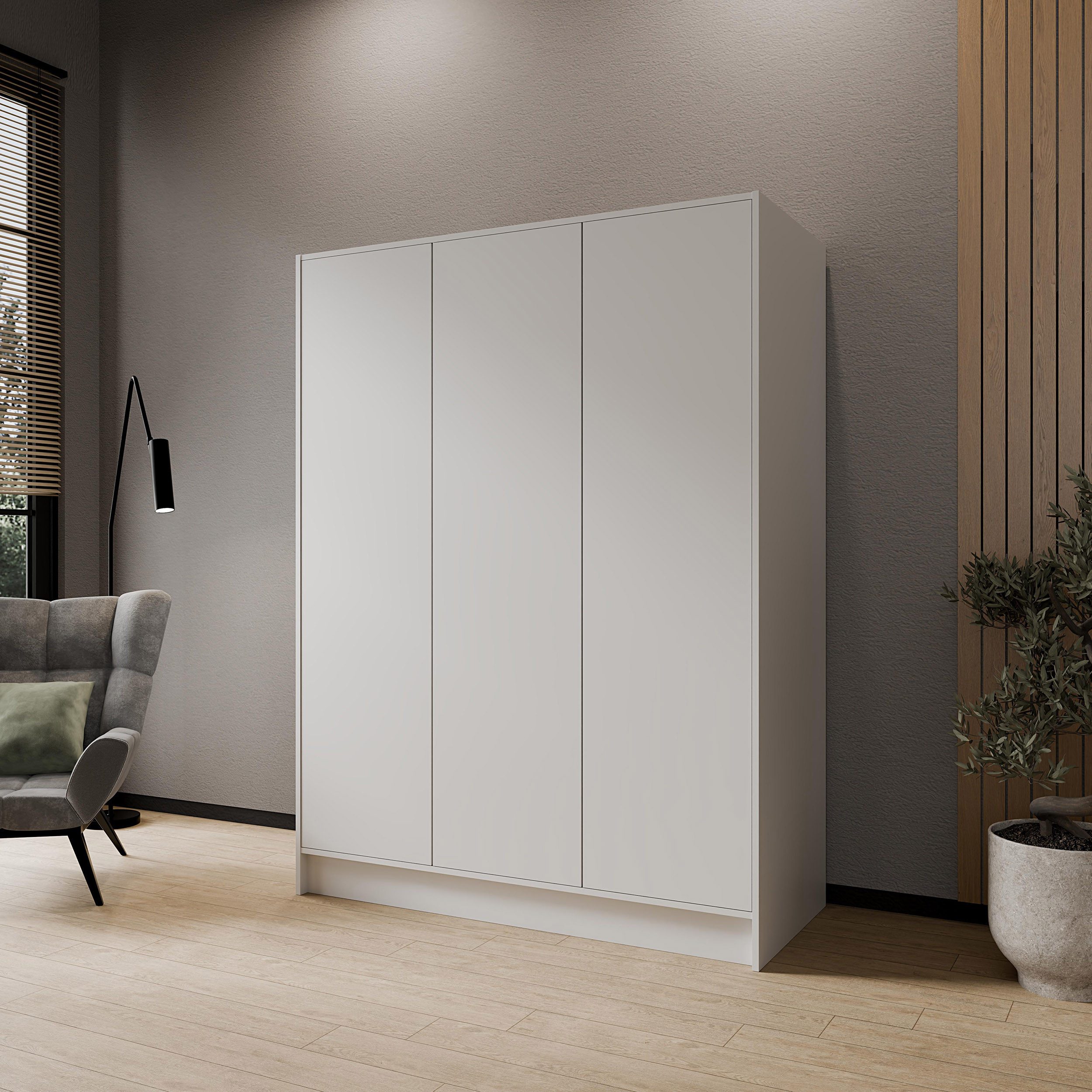 Beautysofa Kleiderschrank Gava moderne Schlichtheit und funktionale Eleganz (Schrank mit flexibel konfigurierbar, TIP-ON Öffnungssystem) Breiten zur Auswahl: 100 cm, 150 cm oder 200 cm