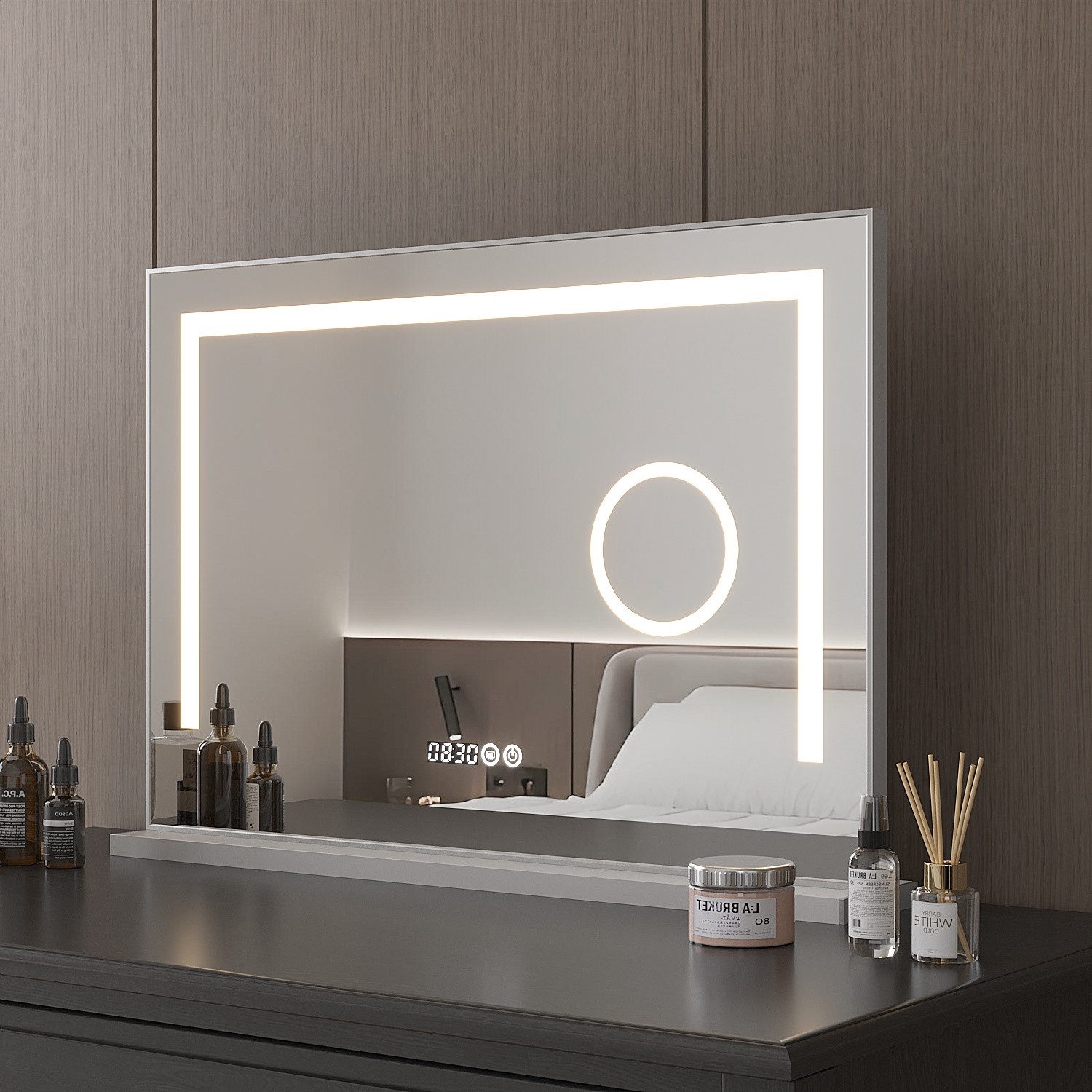 AQUALAVOS Schminkspiegel Kosmetikspiegel Hollywood Spiegel LED günstig online kaufen