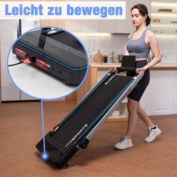 CITYSPORTS Laufband WP3S Klappbares Laufband für Zuhause 1400W Walking/Jogging Pad (Tool Kits, Schmiermittel), 1-12km/h Max.Tragfähigkeit 110 kg, Bluetooth APP-Funktion