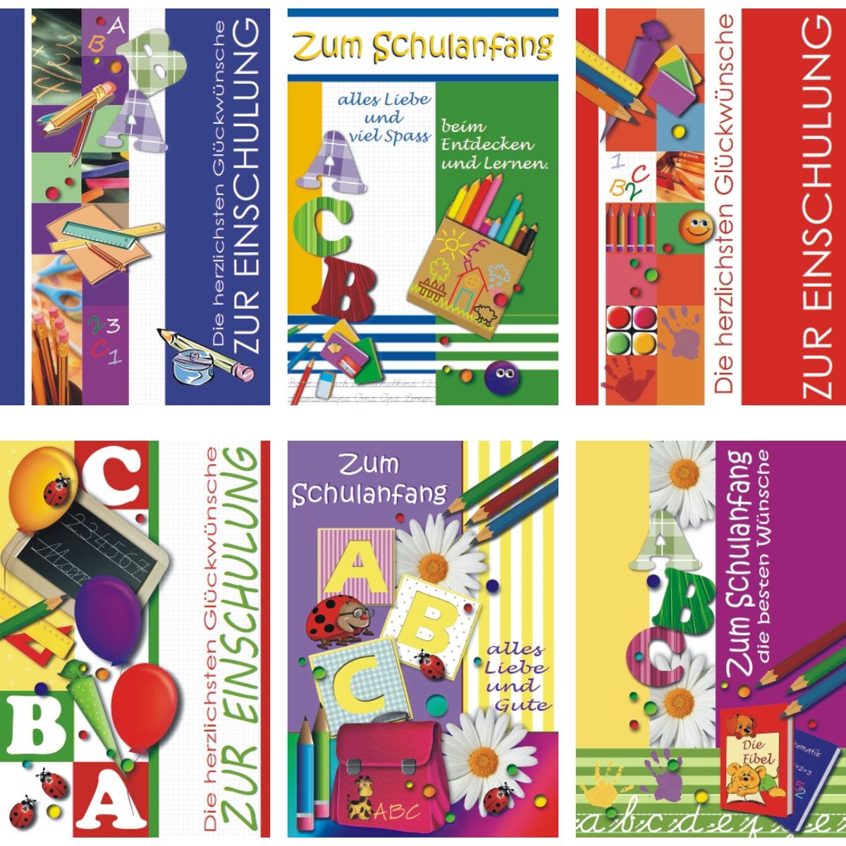 Skorpion Glückwunschkarte Glückwunschkarten Schulanfang 100 Stück