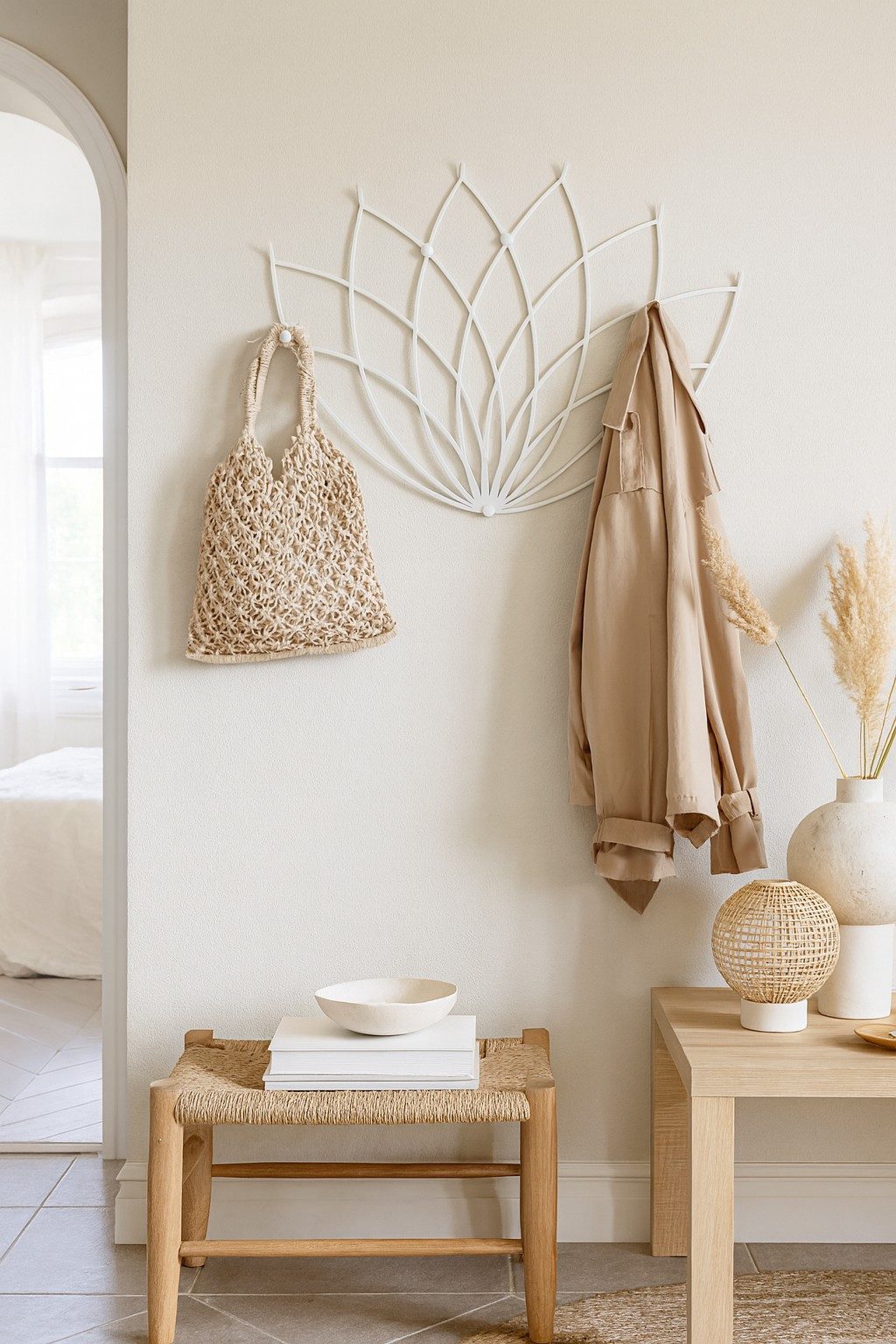 moebel-direkt-online Wandgarderobe Lotos (Design-Garderobe), aus Metall günstig online kaufen