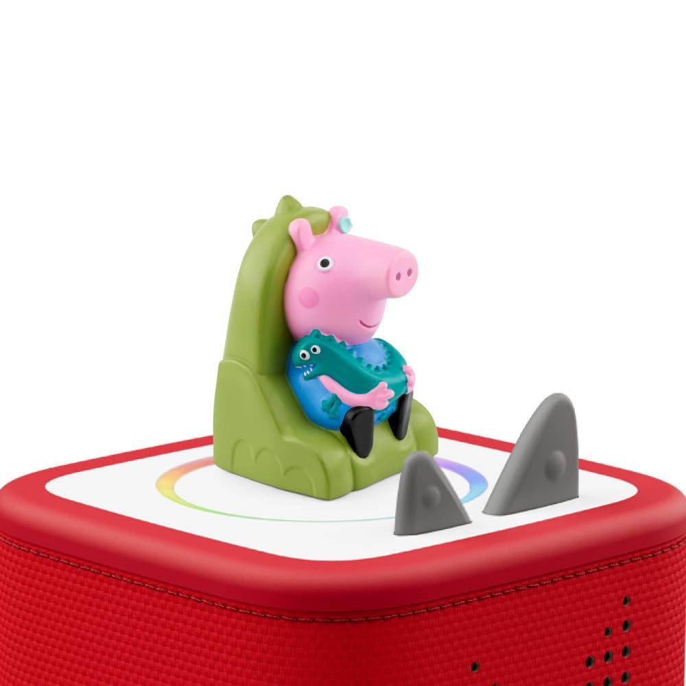 tonies Hörspielfigur 11003835, Hörfigur für Toniebox, Peppa Wutz & Schorsch, 49 Min, 3+