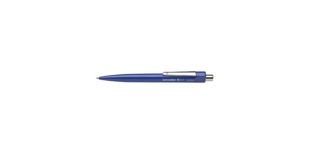 SCHNEIDER Kugelschreiber Kugelschreiber K 1 0,5mm blau dokumentenecht Farbe des Schaftes: blau