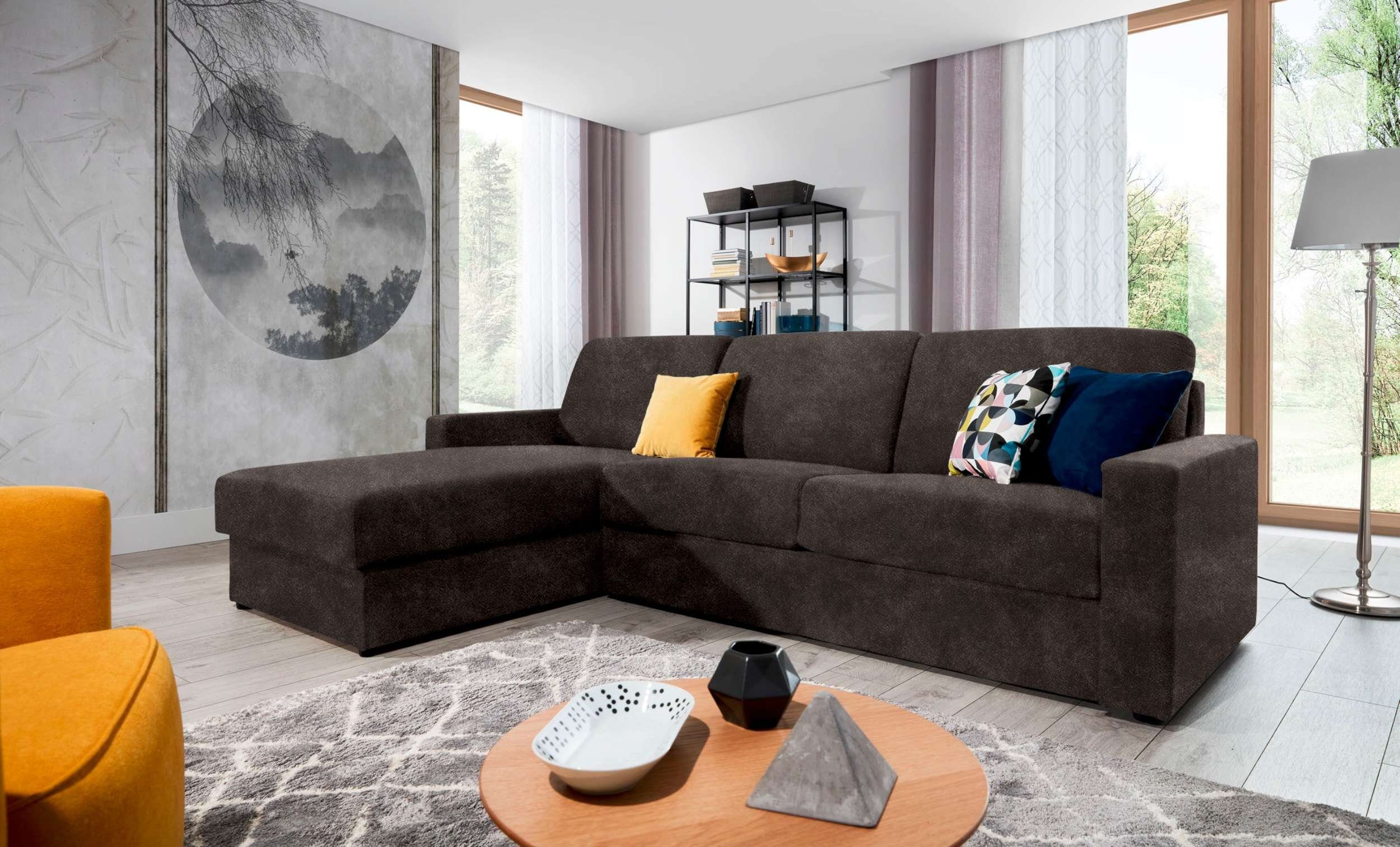 Ecksofa links Stylefy L-Form, Raum Modern und im Megan, stellbar, Eckcouch, mane rechts bestellbar, Bettfunktion, Design mit frei oder Bettkasten