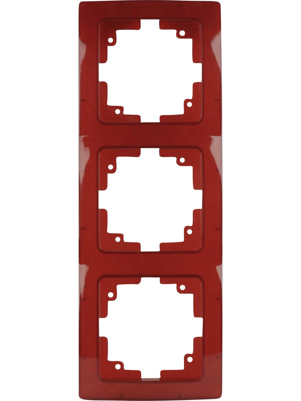 UNITEC Выключатель Unitec Abdeckrahmen Monaco 3-fach rot