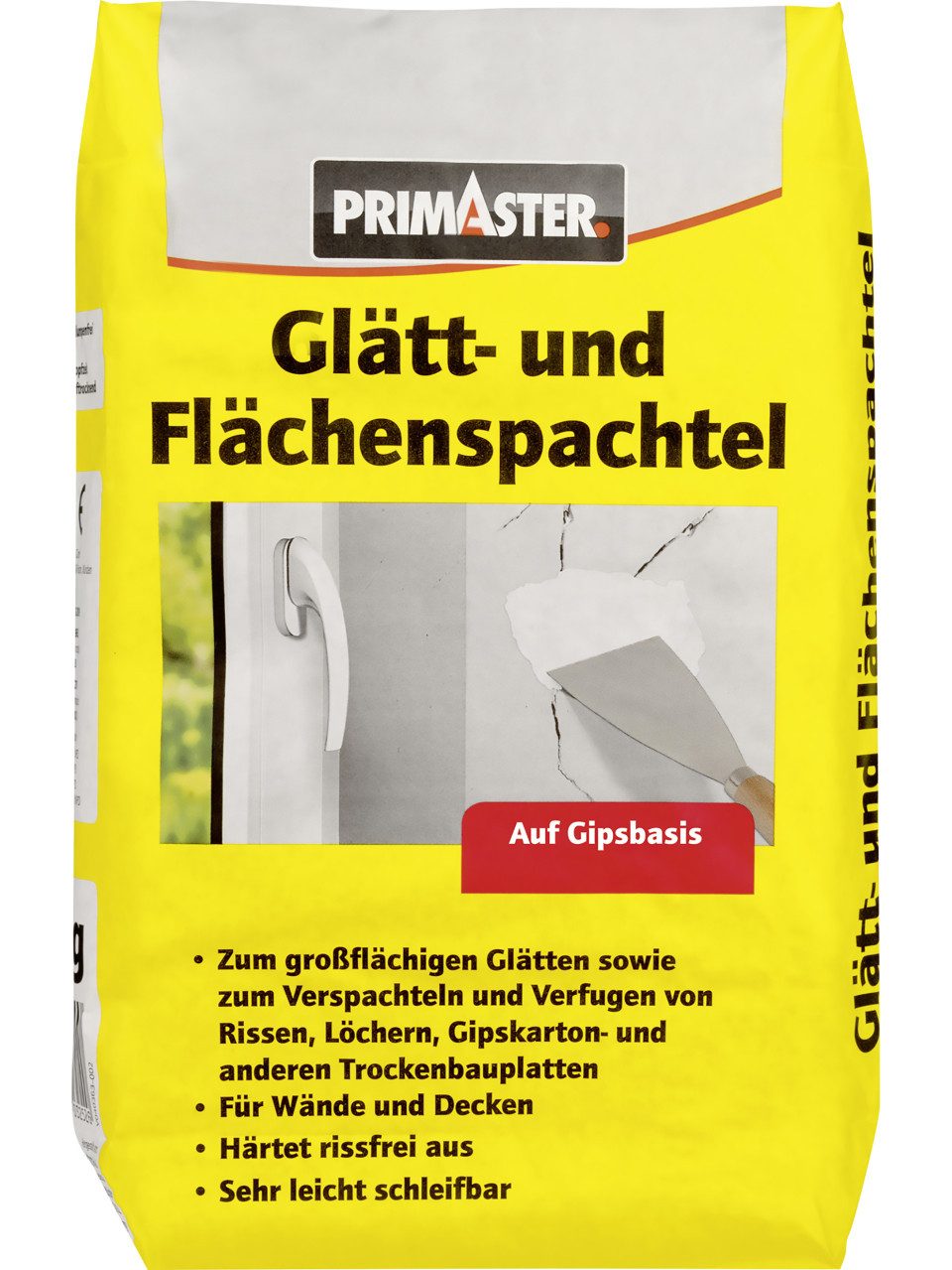 Spachtelmasse Primaster Glätt- u. Flächenspachtel 10 kg