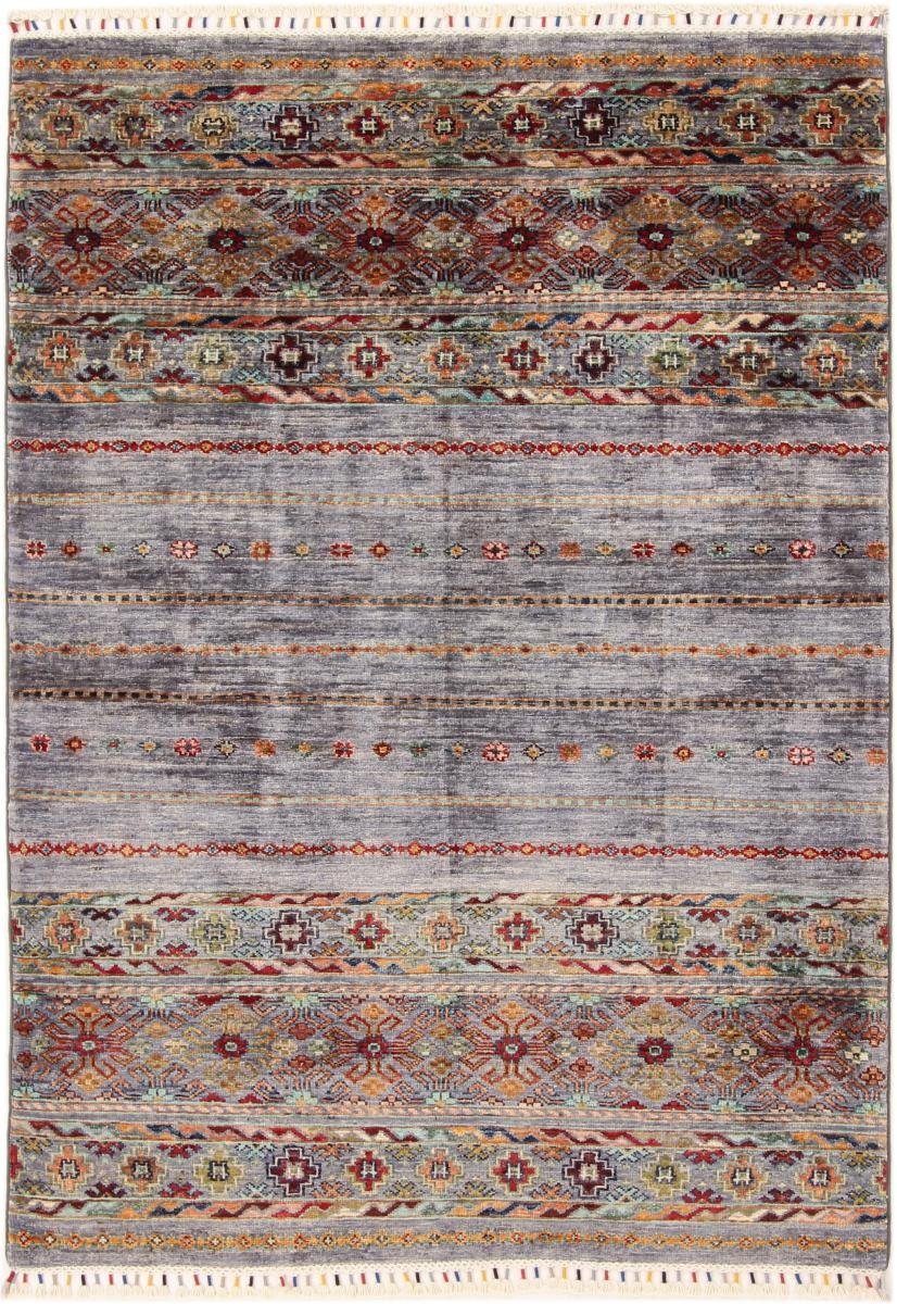 mm Handgeknüpfter Orientteppich, Arijana Orientteppich Shaal Nain rechteckig, 126x175 5 Höhe: Trading,