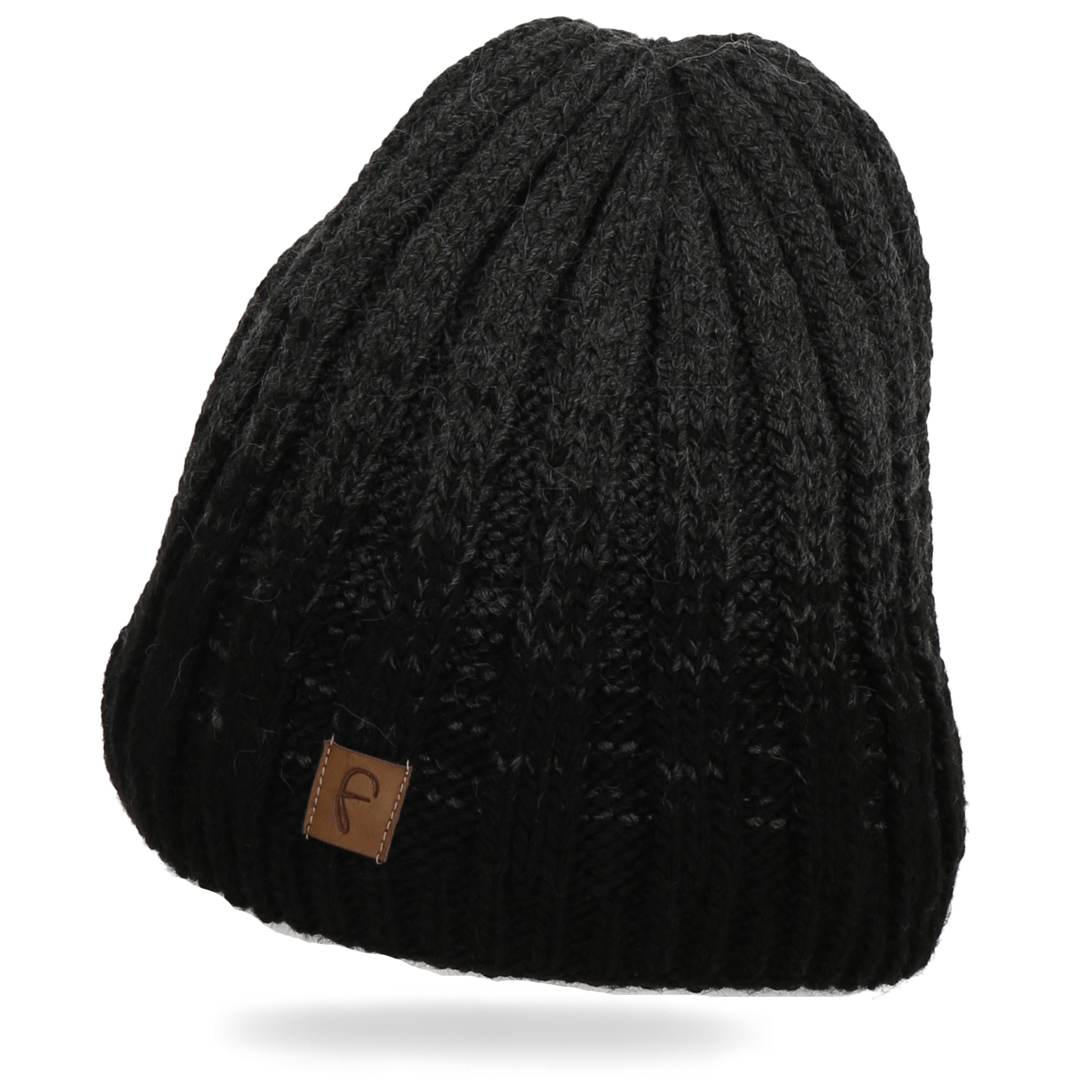 Faera Beanie Wintermütze weicher Warmer Beanie Mütze Strickmütze Herren Damen