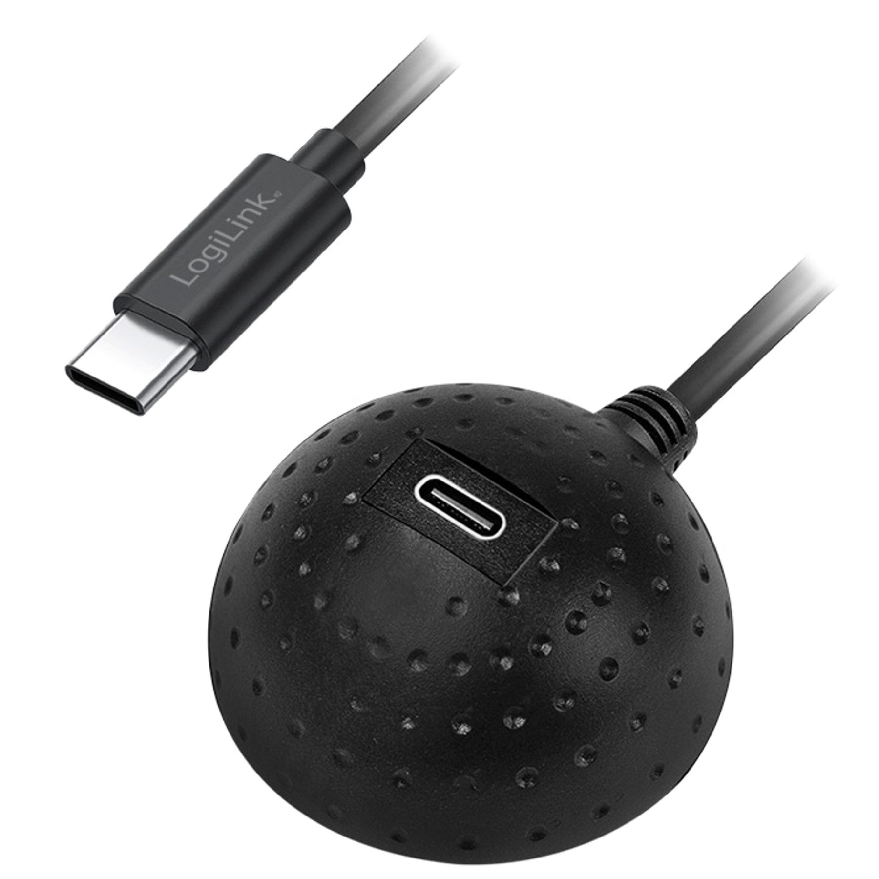 LogiLink Laptop-Dockingstation LOGILINK USB-C Kabel CU0099 USB-C/M zu USB-C/F Docking-Ball 1,5m