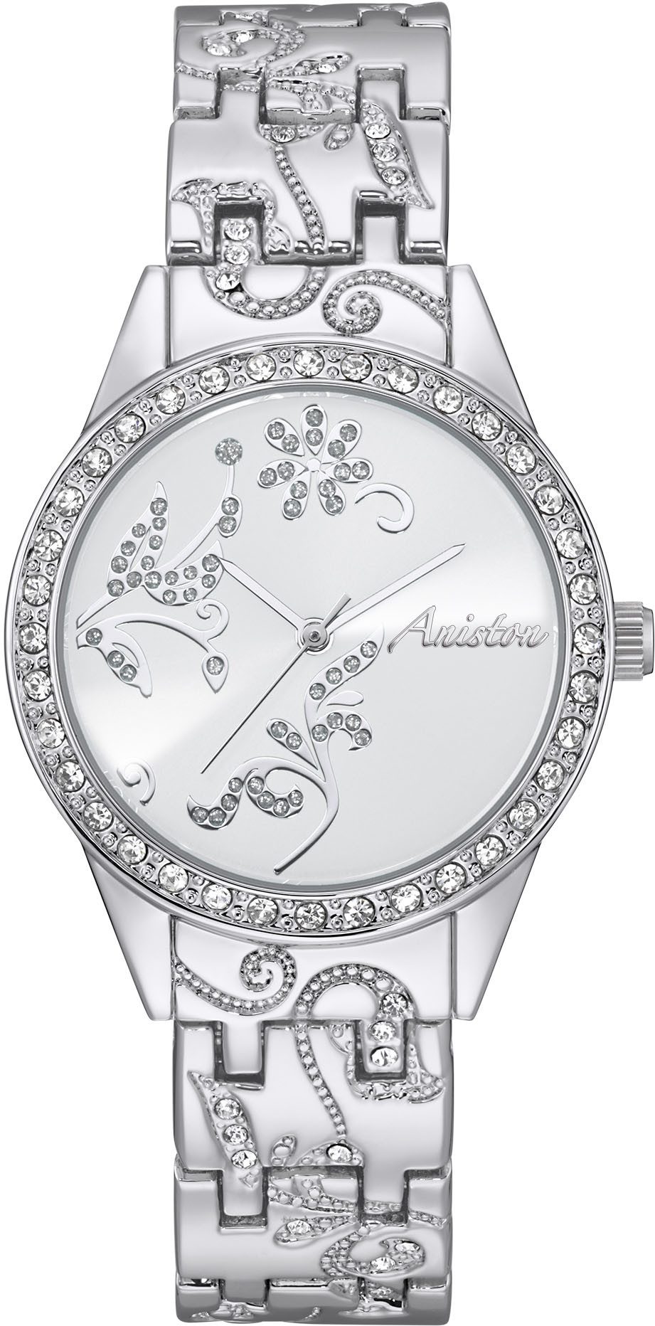 Aniston JEWELRY & WATCHES Quarzuhr, Armbanduhr, Damenuhr, Swarovski-Kristalle, neue Kollektion