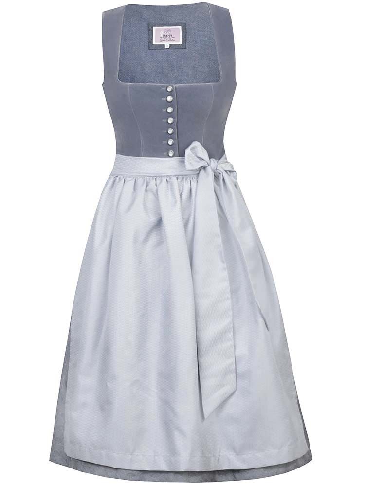 MarJo Dirndl Dirndl Marlene 70cm Länge light denim