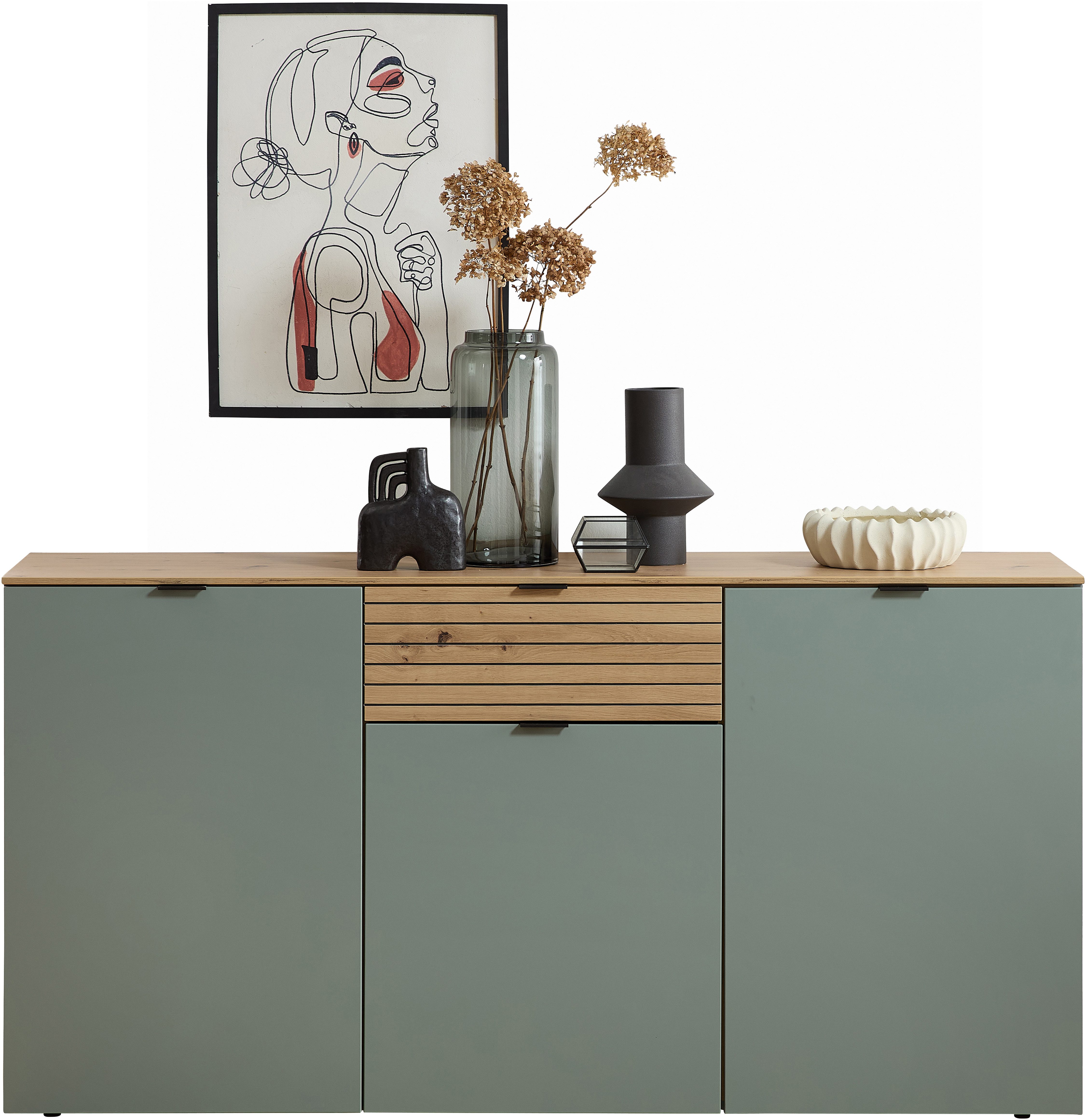 Innostyle Sideboard INA Sideboard, 180 x 90 x 45 cm (B/H/T) (1 St), 3 türig, Schublade, Softclose