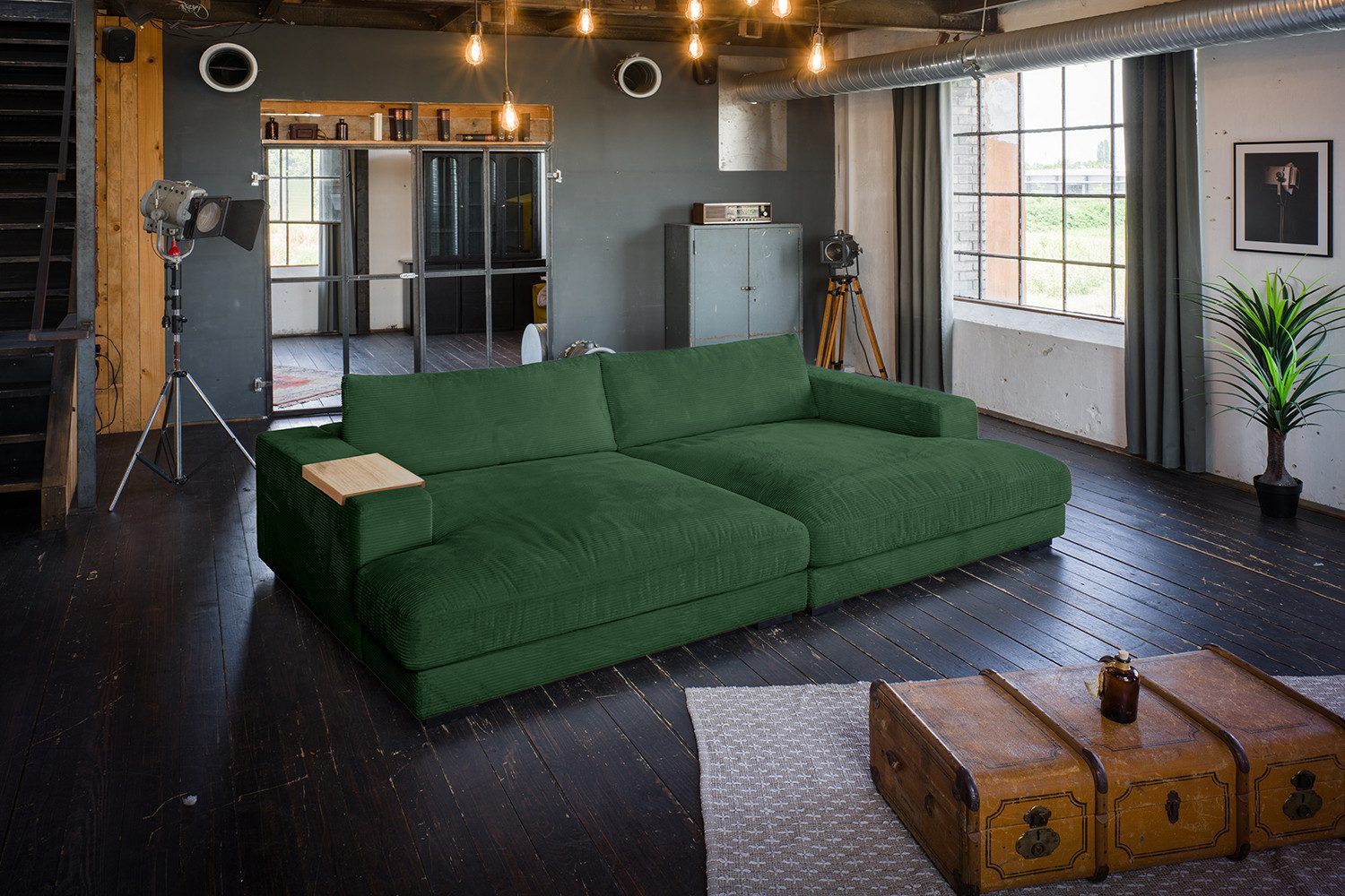 KAWOLA Big-Sofa MADELINE Riesen Cordsofa - günstig online kaufen