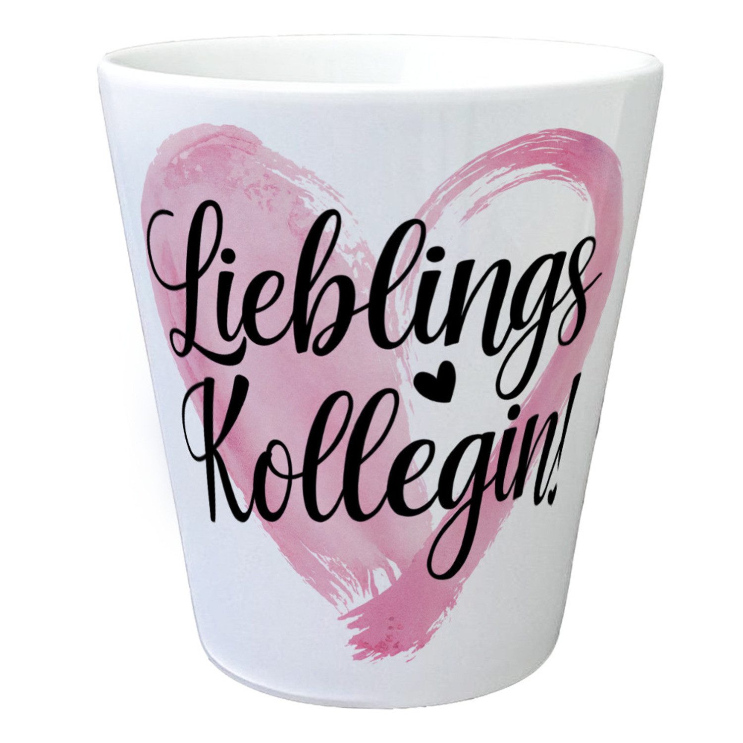 Blumentopf Lieblings Kollegin mit Herz Blumentopf