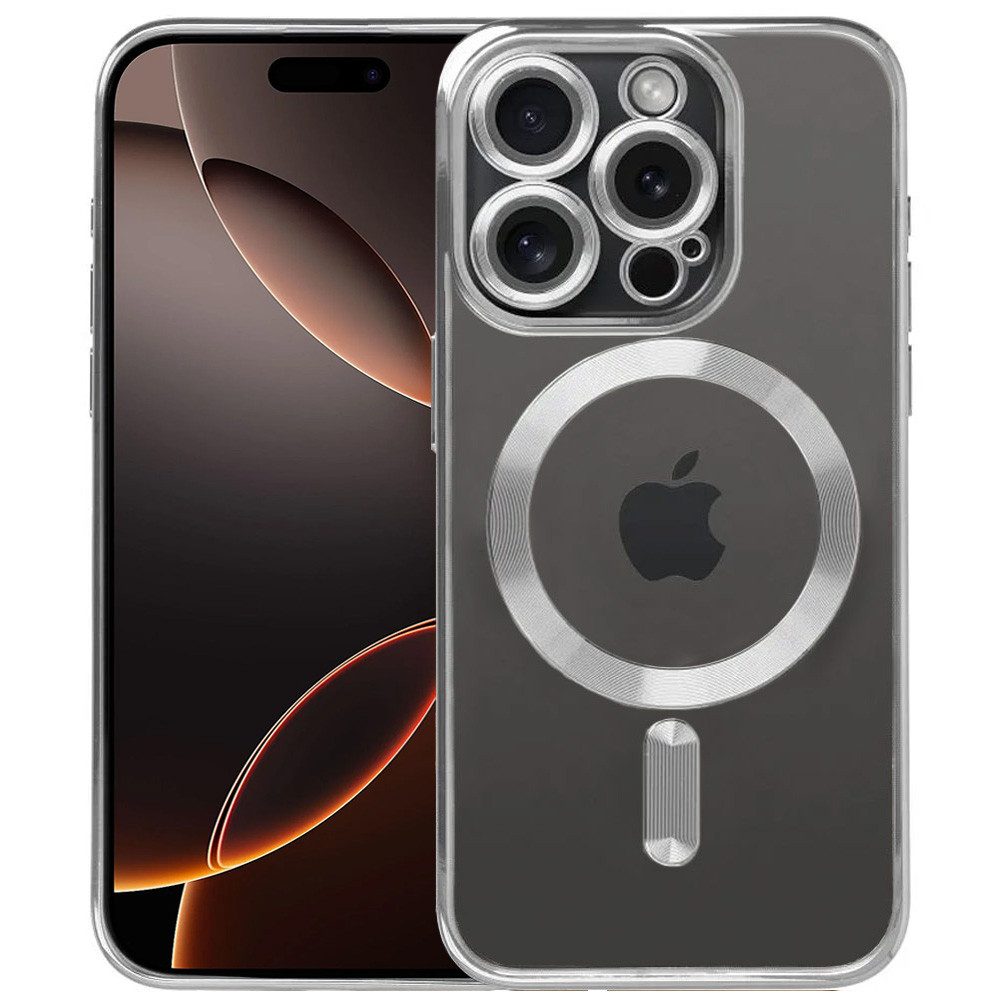 FITSU Handyhülle Case für iPhone 16 Pro Max Hülle MagSafe kompatibel mit Kameraschutz 6,9 Zoll, Durchsichtige Hülle für iPhone 16 Pro Max Schutzhülle farbiger Rahmen