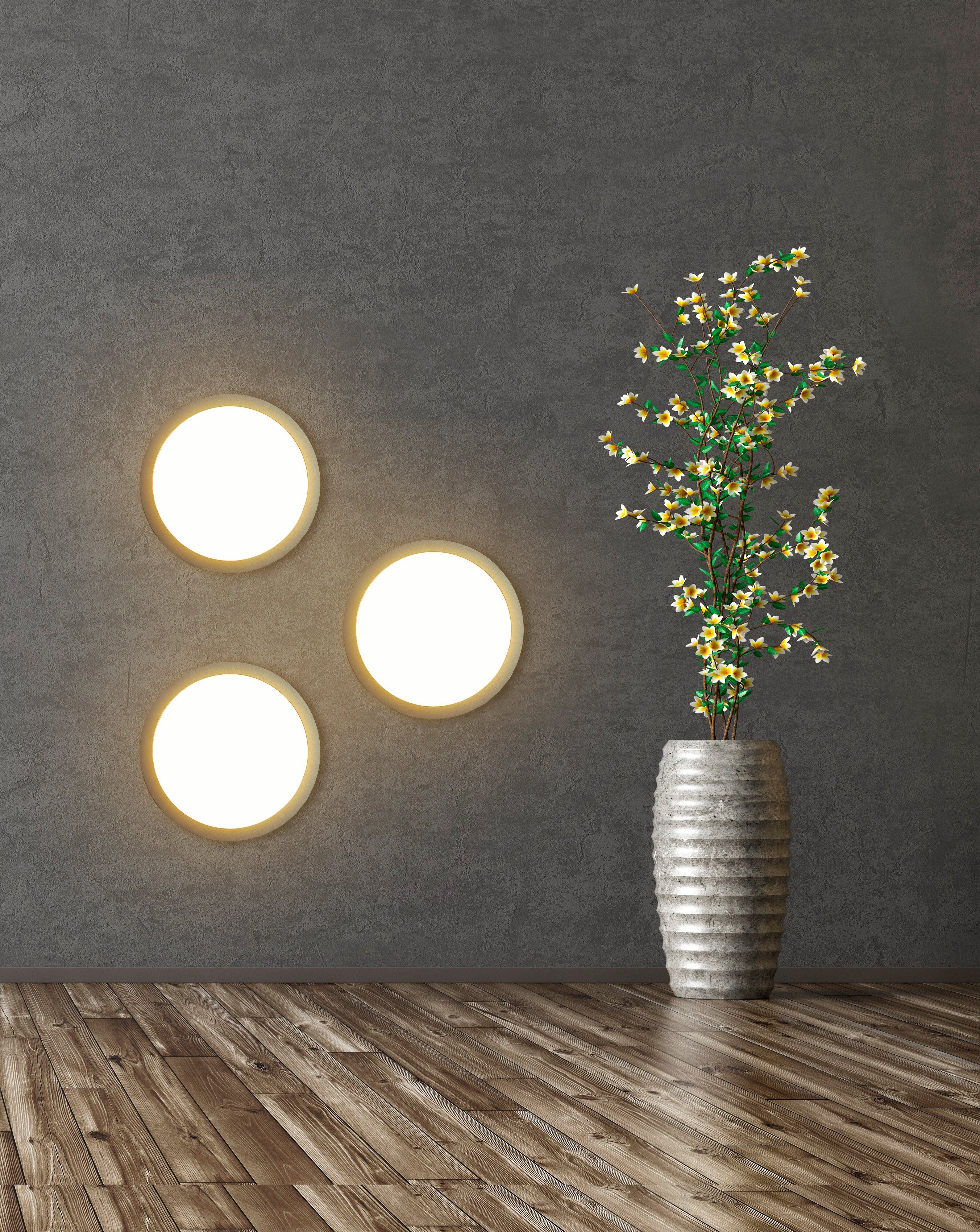 HEITRONIC LED Außen-Wandleuchte Tella, LED fest integriert, Warmweiß, Deckenlampe, Wandlampe, 1000 lm Lichtstrom