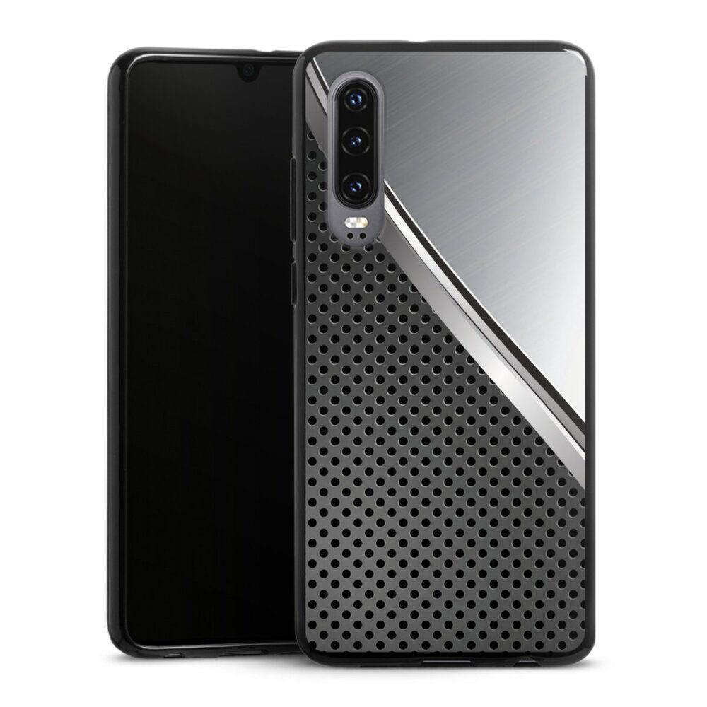 Handyhülle Carbon Stahl Metall Duo Metal Surface