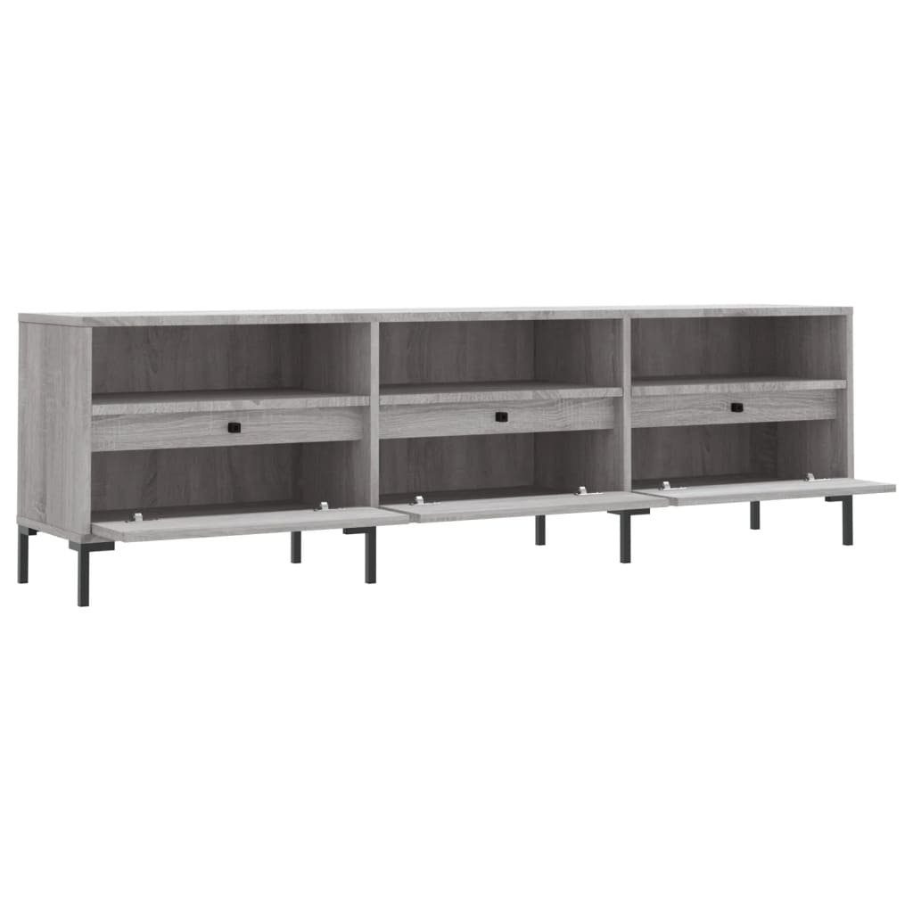 cm Sonoma 150x30x44,5 Holzwerkstoff TV-Schrank furnicato Grau