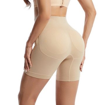 AUKUU Shaping-Body Körperformende bauchstraffende Hose mit hoher Taille bauchstraffende taillenschlankende Po Lift Hose mit Einsätzen Fake Po
