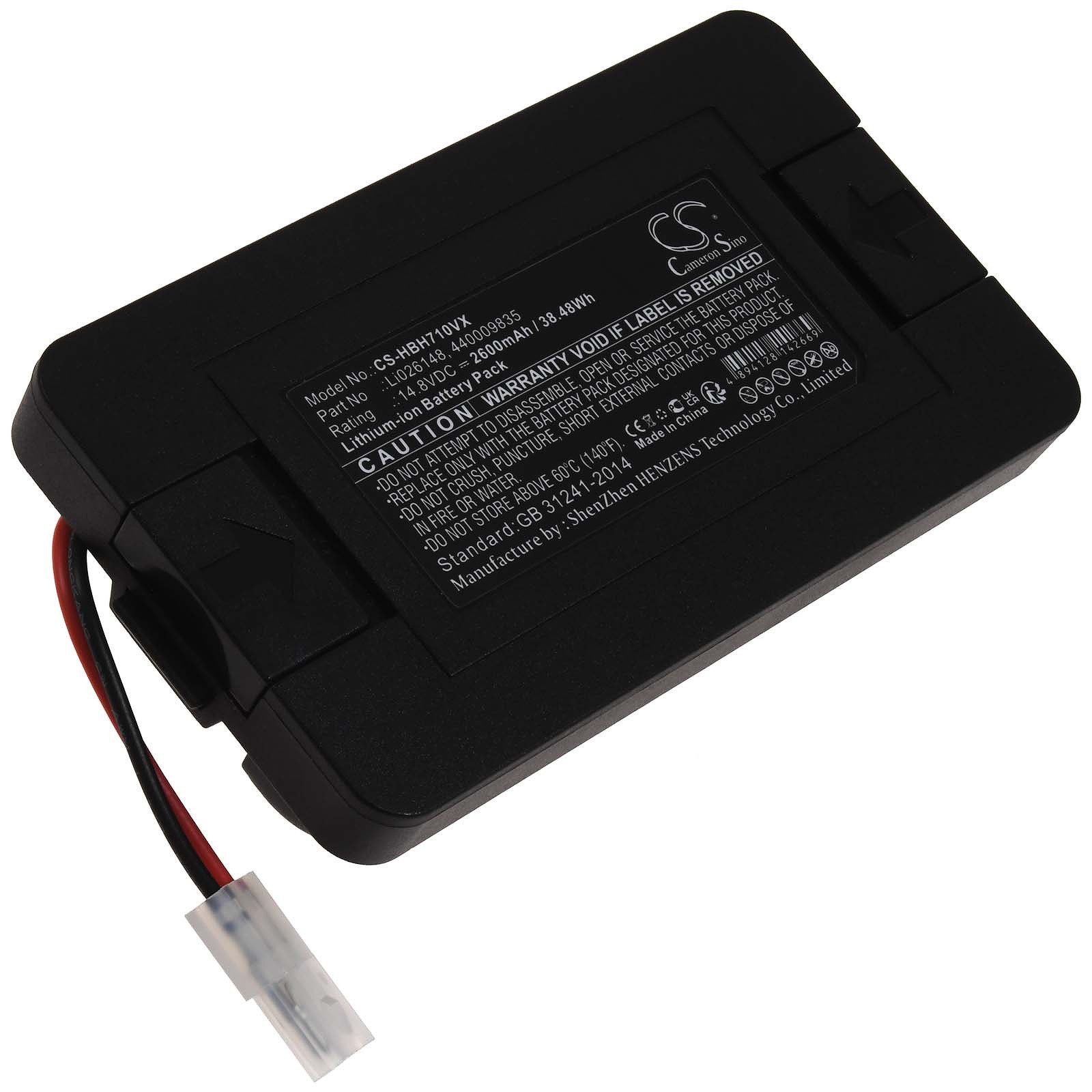 Powery Akku für Hoover Typ 440009835 Staubsauger-Akku 2600 mAh (14.8 V)