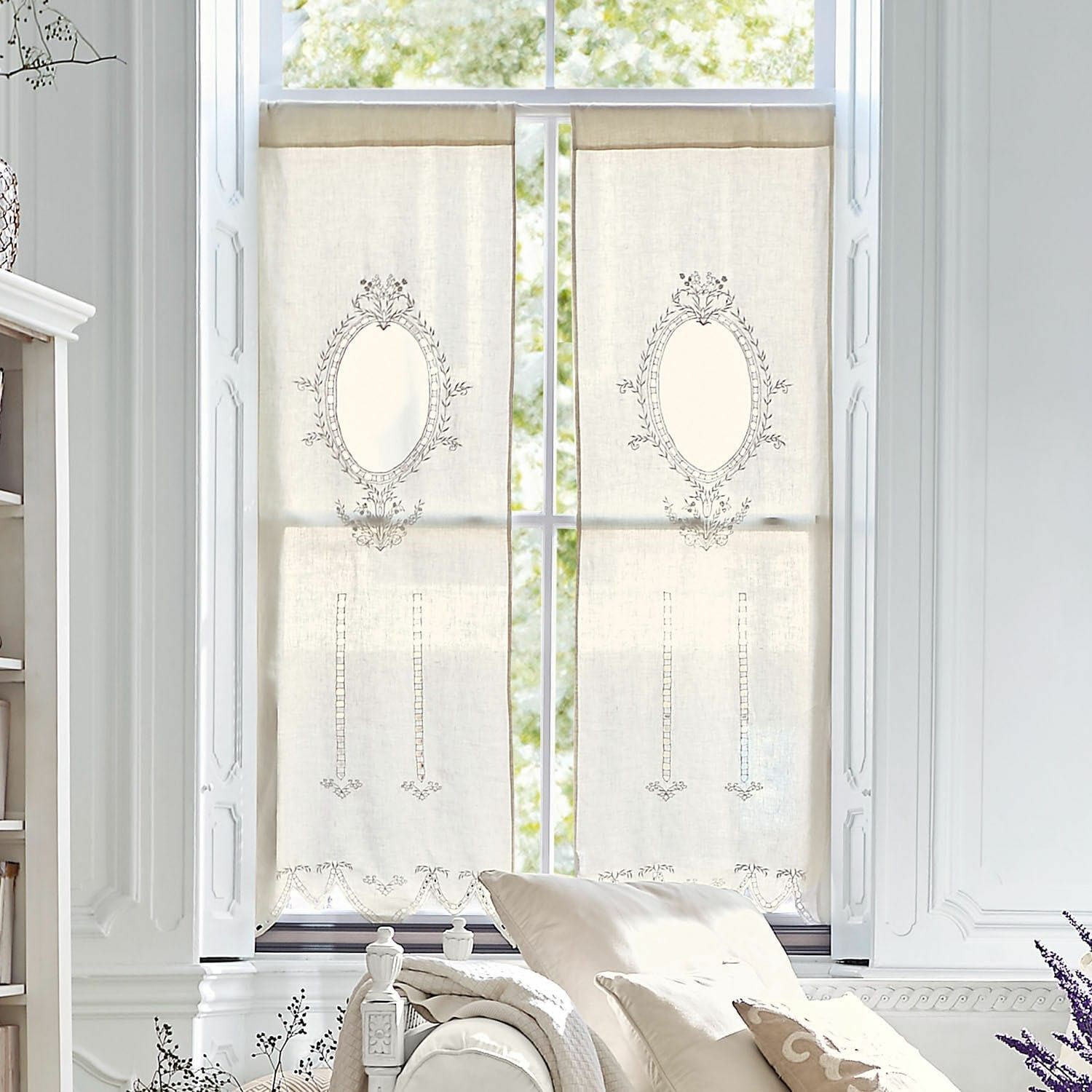 Mirabeau Scheibengardine Gardine Loiret creme