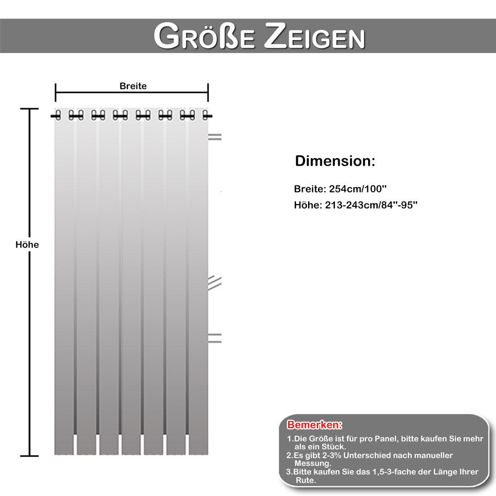 Sunicol Outdoorvorhang Outdoor Voile Vorhang Wetterfest günstig online kaufen