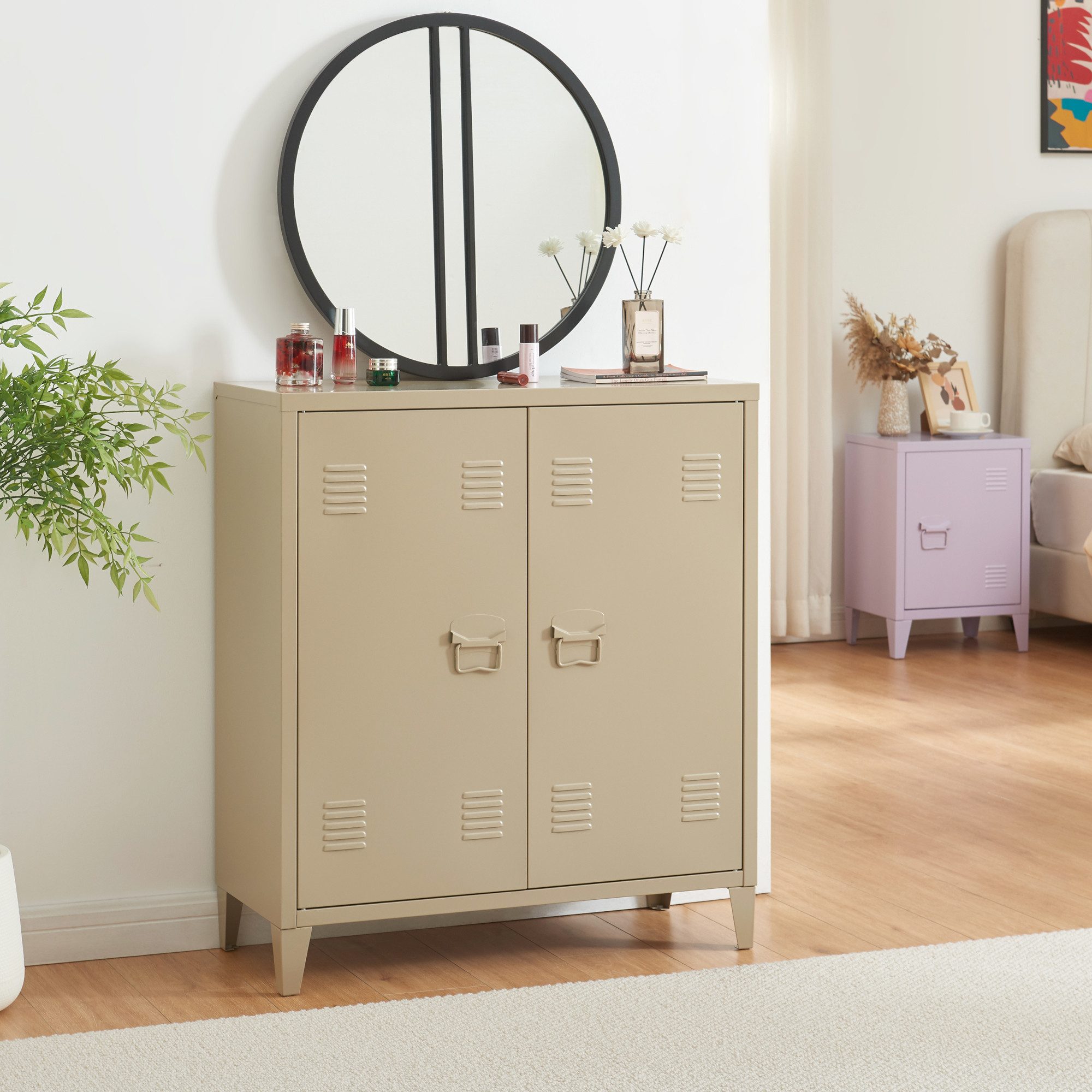 en.casa Aktenschrank »Oripää« mit 2 Türen günstig online kaufen