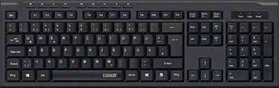 Schwaiger SCHWAIGER KB1000 Wired Business Office Computer Tastatur USB schwarz Tastatur