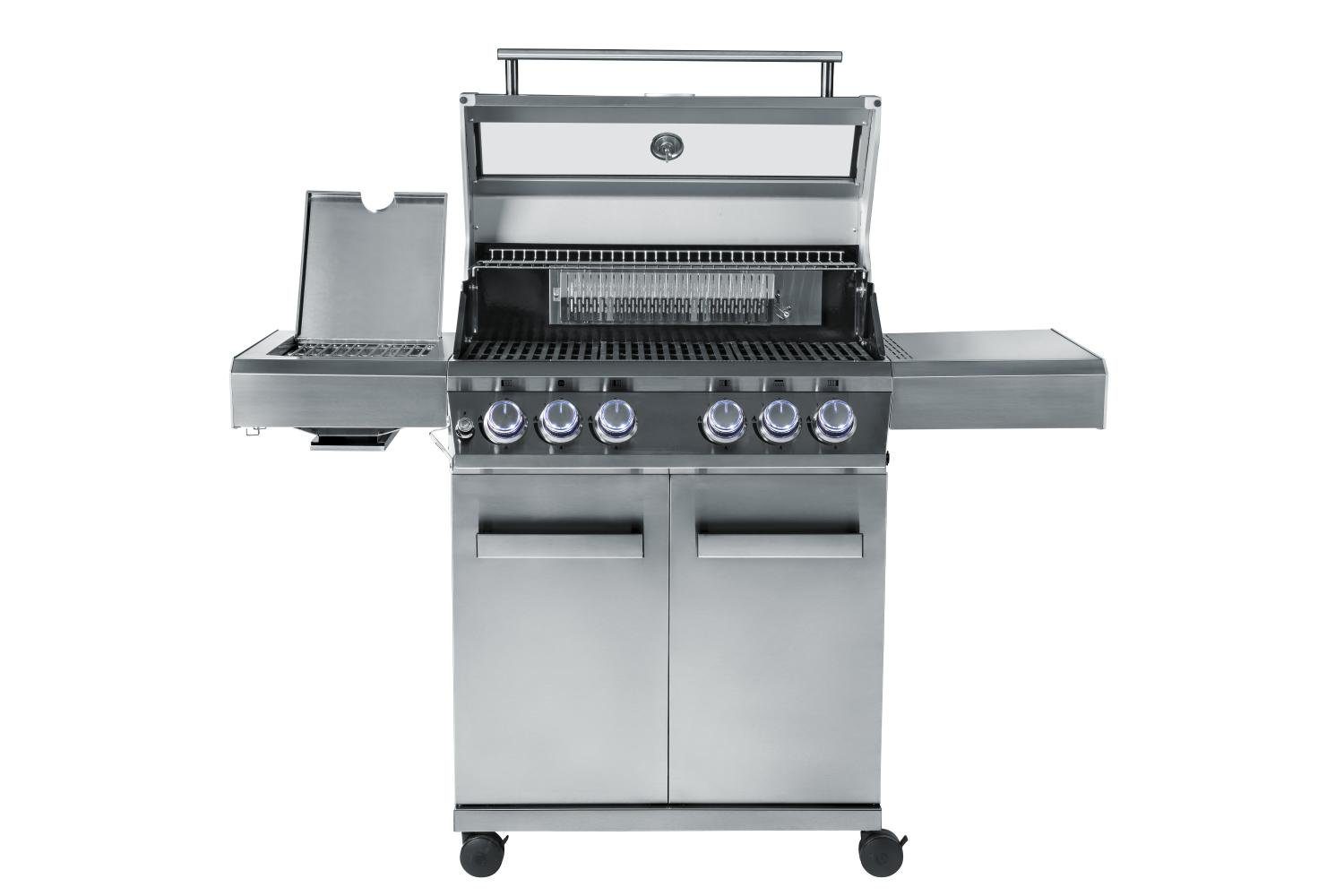 CHEF CUISINE International Gasgrill Premium Edelstahl Gasgrill 4+2 Brenner