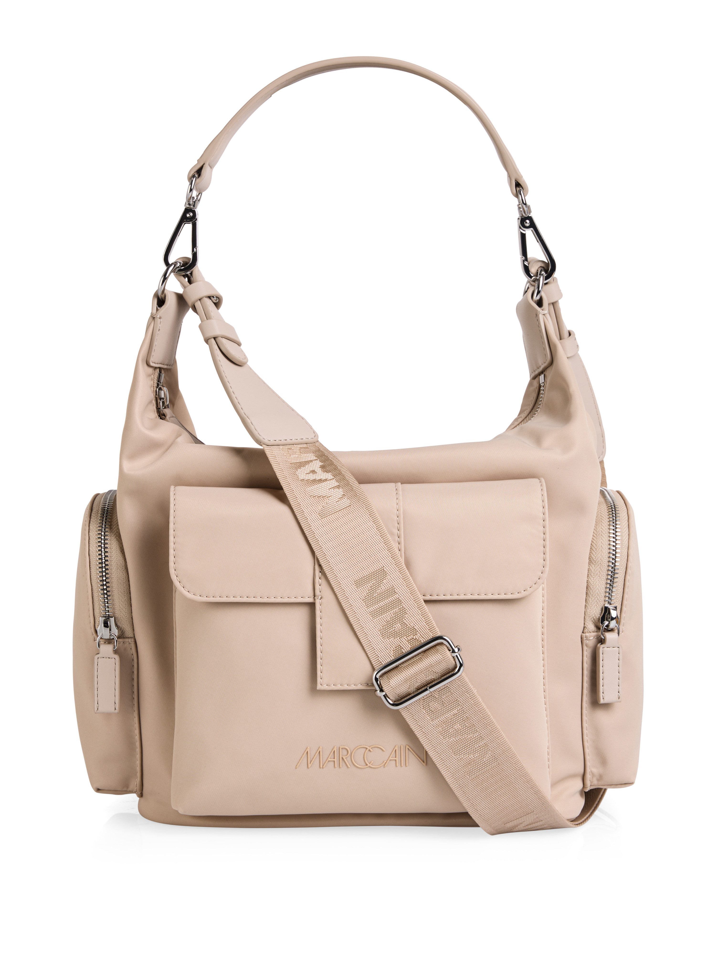 Marc Cain Schultertasche Sports City Vibing, Handtasche, Umhängetasche mit Magnetverschluss-Fach