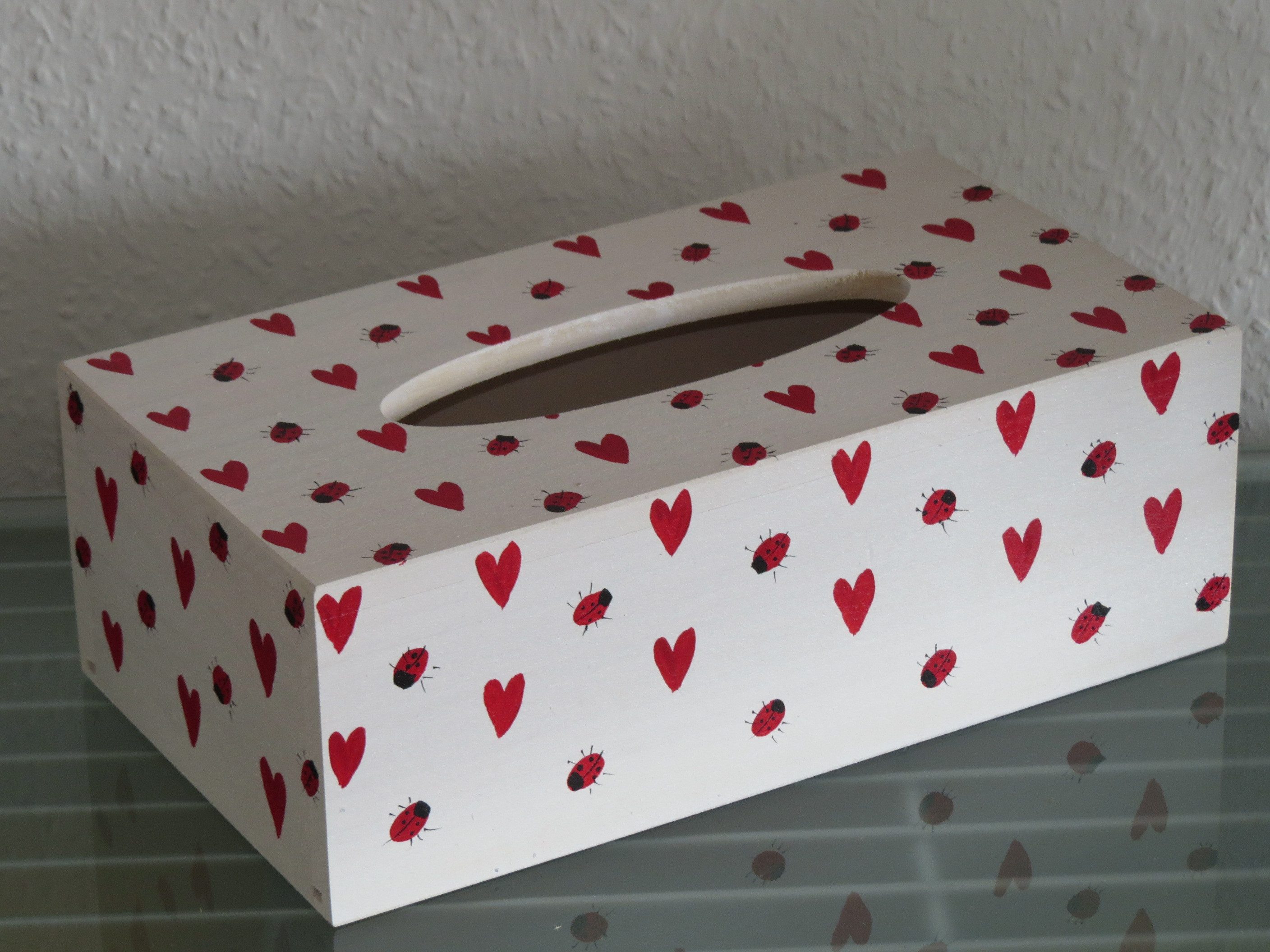 Holzprodukte Kiste Kosmetikbox Kosmetiktücherbox Spender Holz Tücherbox Taschentuchbox