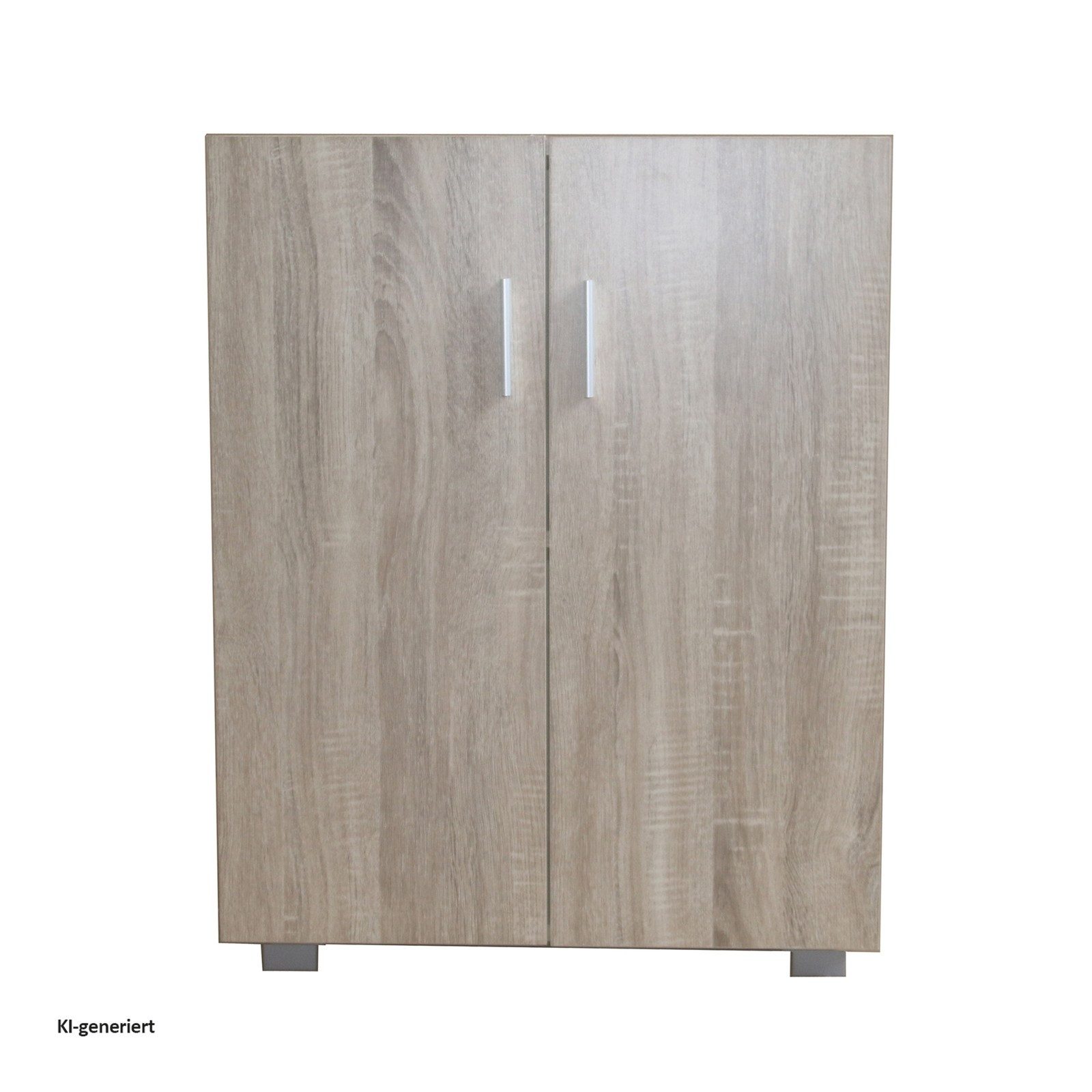 HTI-Living Sideboard Sideboard 2 Fächer Thekla Sonoma (Stück, 1 St., 1 Sideboard), Kommode Midischrank – Bild 3 von 3