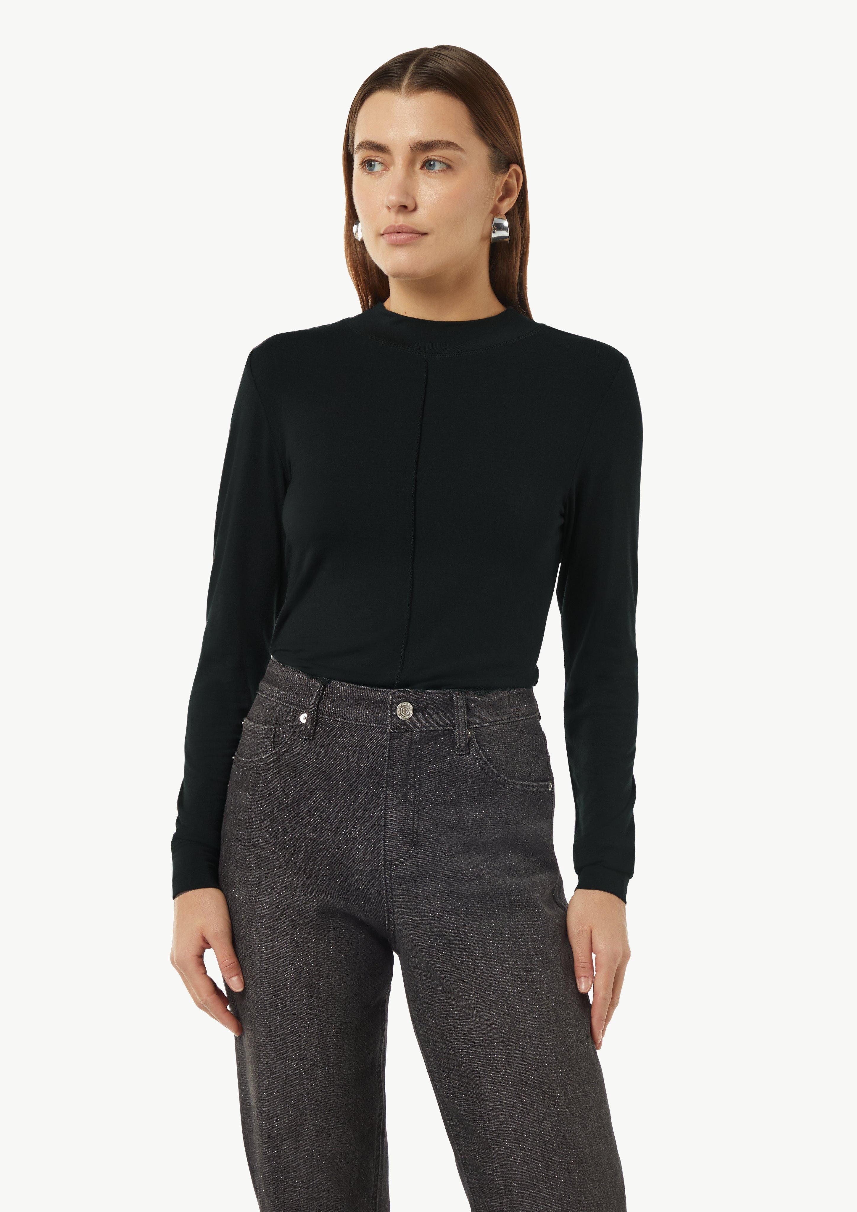 Langarmshirt Langarmshirt mit Nahtdetail