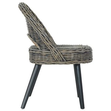 furnicato Sessel Kubu-Rattan Schwarz