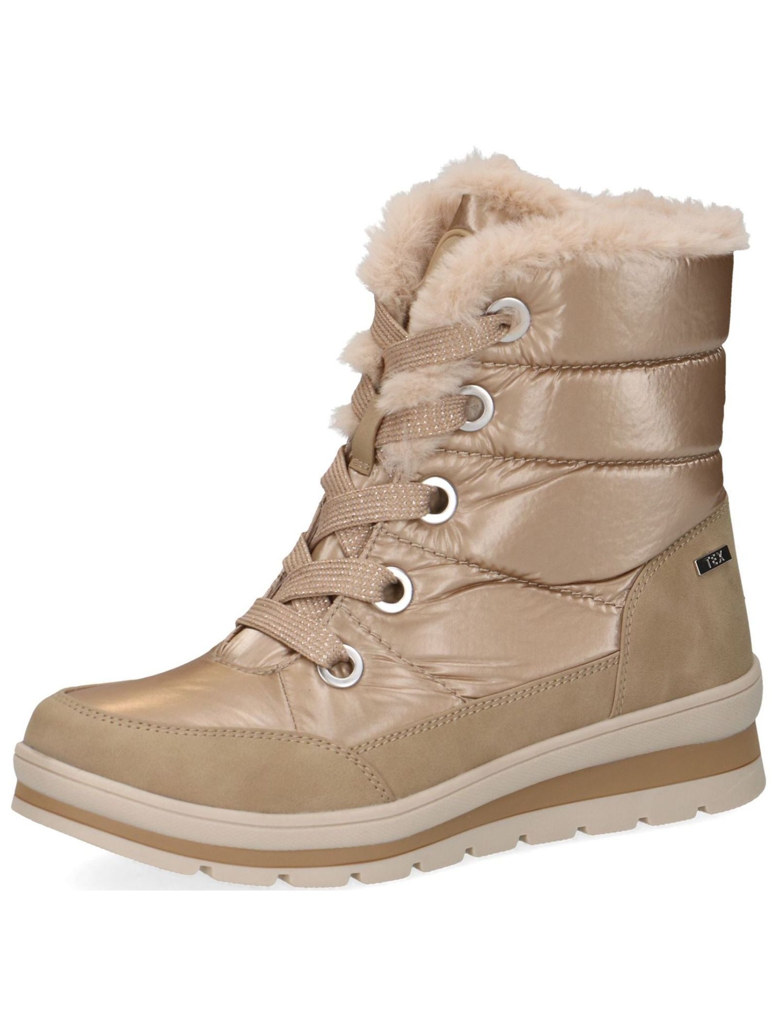 Stiefelette Textil Schnürstiefelette