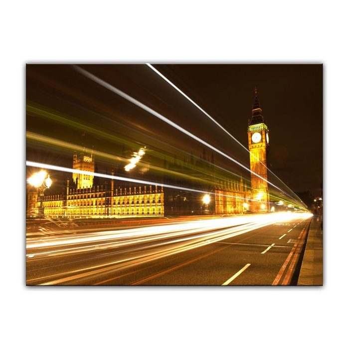 Bilderdepot24 Leinwandbild Big Ben at Night - London UK Städte