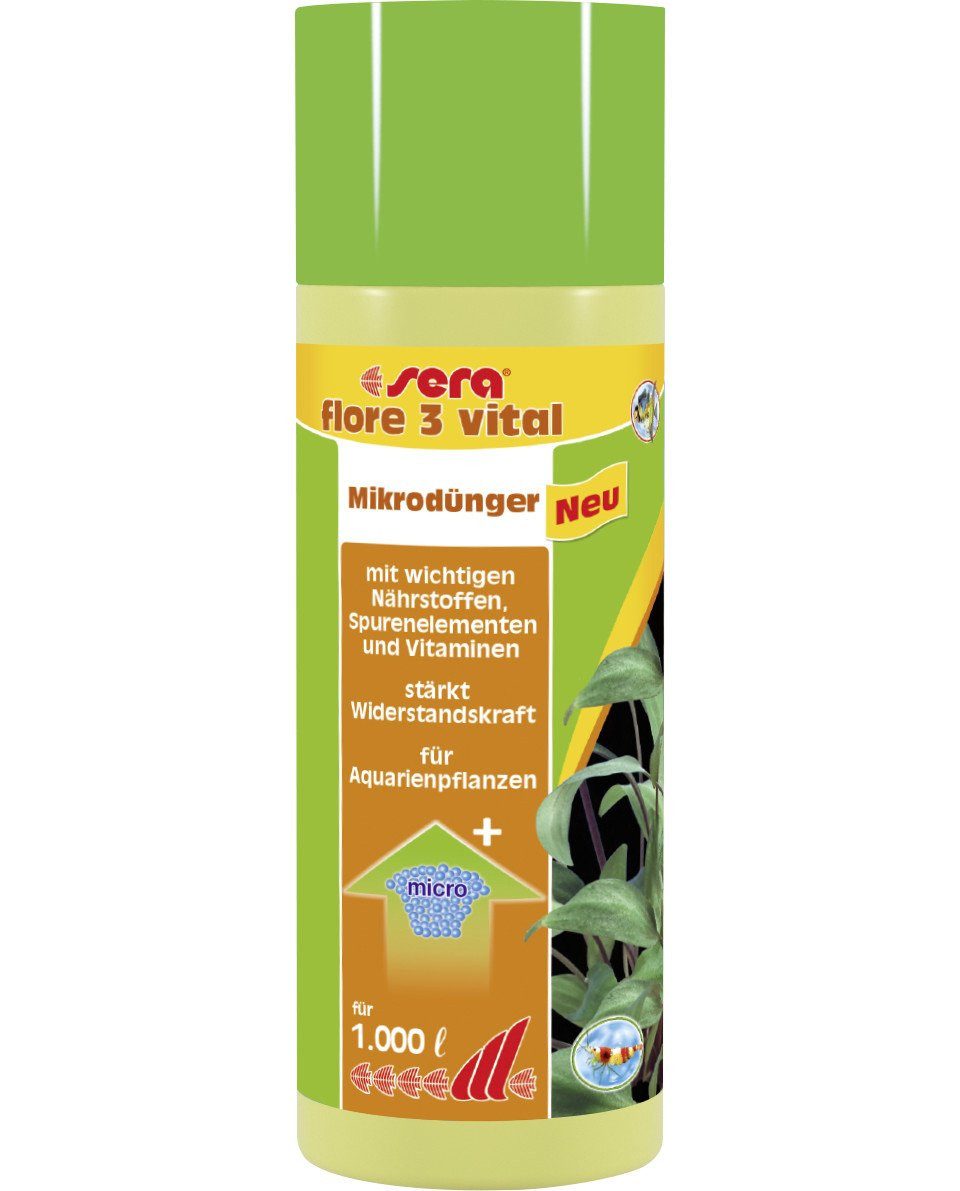 Sera Pflanzendünger Sera Dünger für Aquarienpflanzen Flore 3 Vital 250
