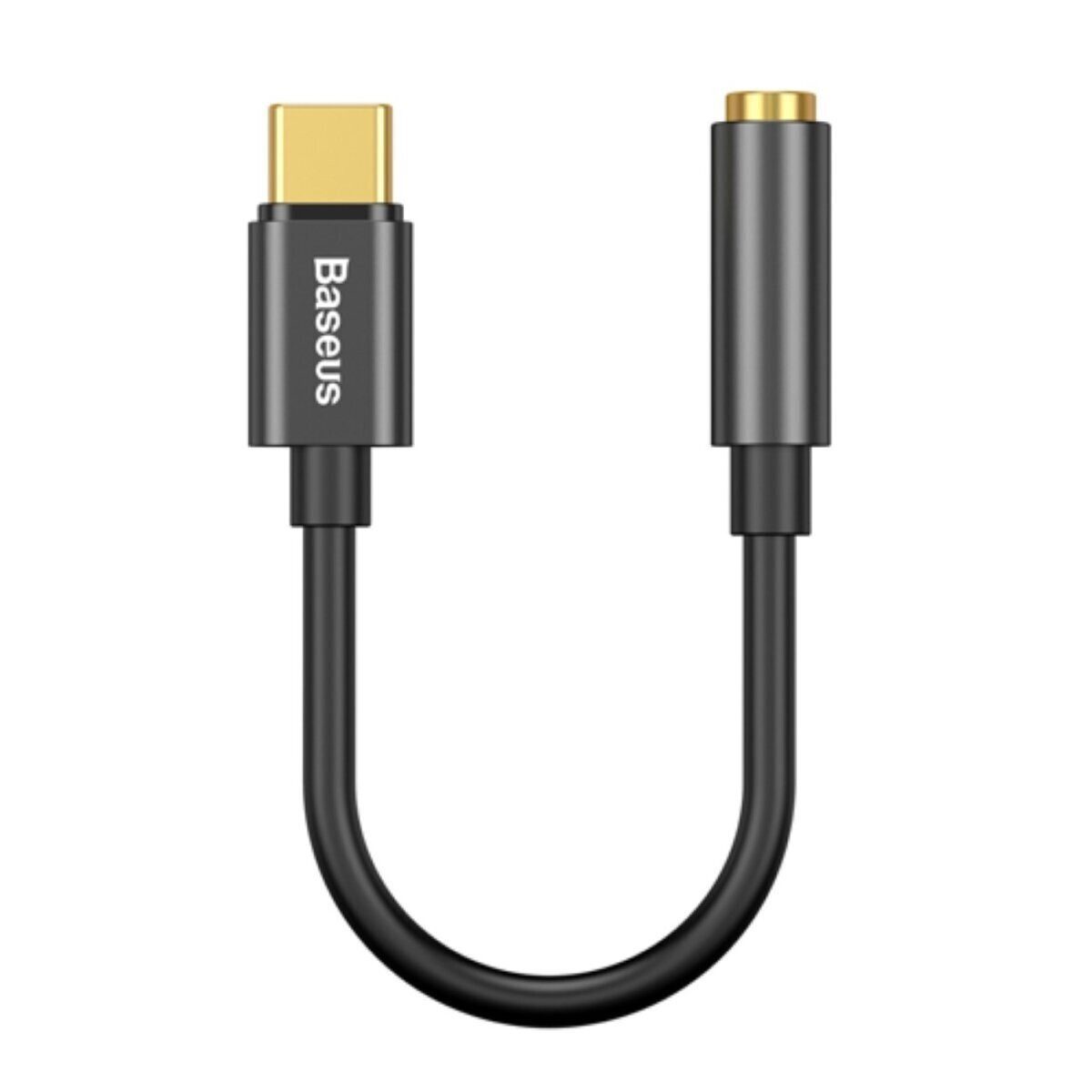 Baseus Baseus L54 Audio Adapter USB-C + Miniklinke 3,5mm Schwarz Audio-Kabel